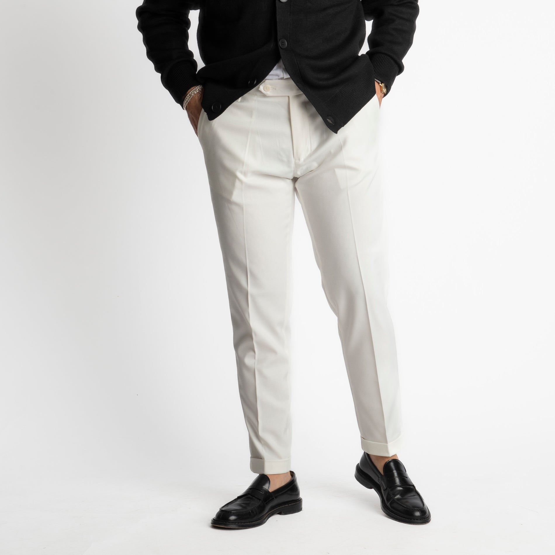Pantalone Tennesse TO8OO8 Bianco