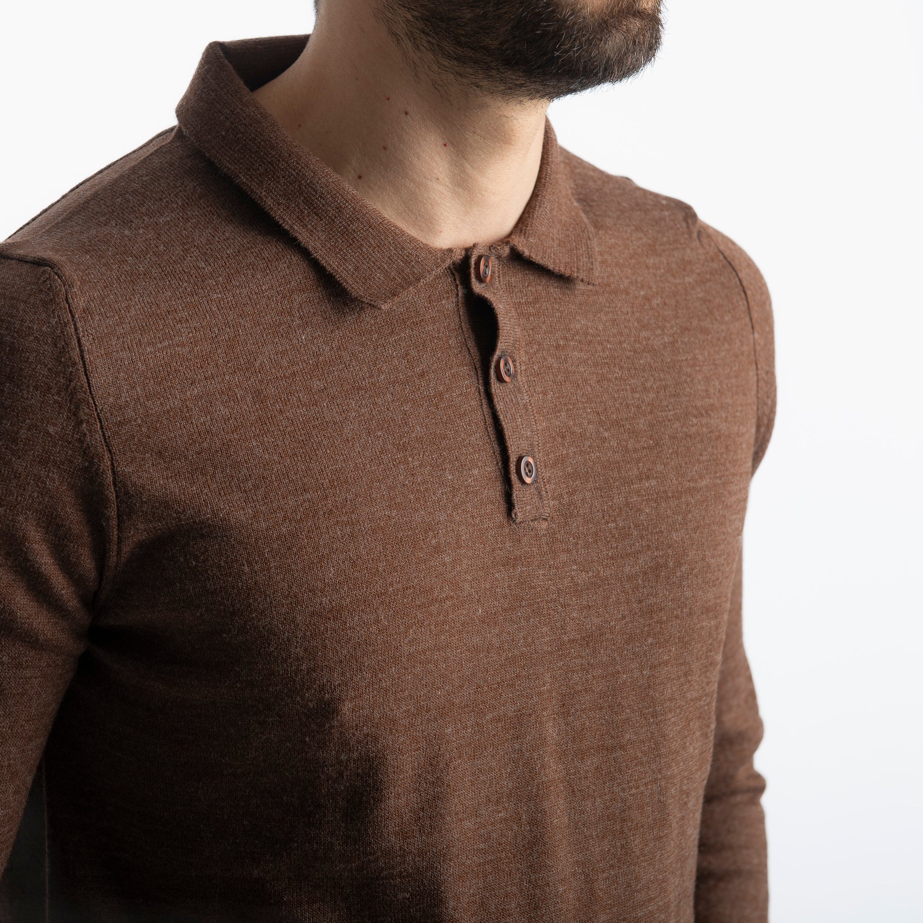 Polo Lana Merinos Moro