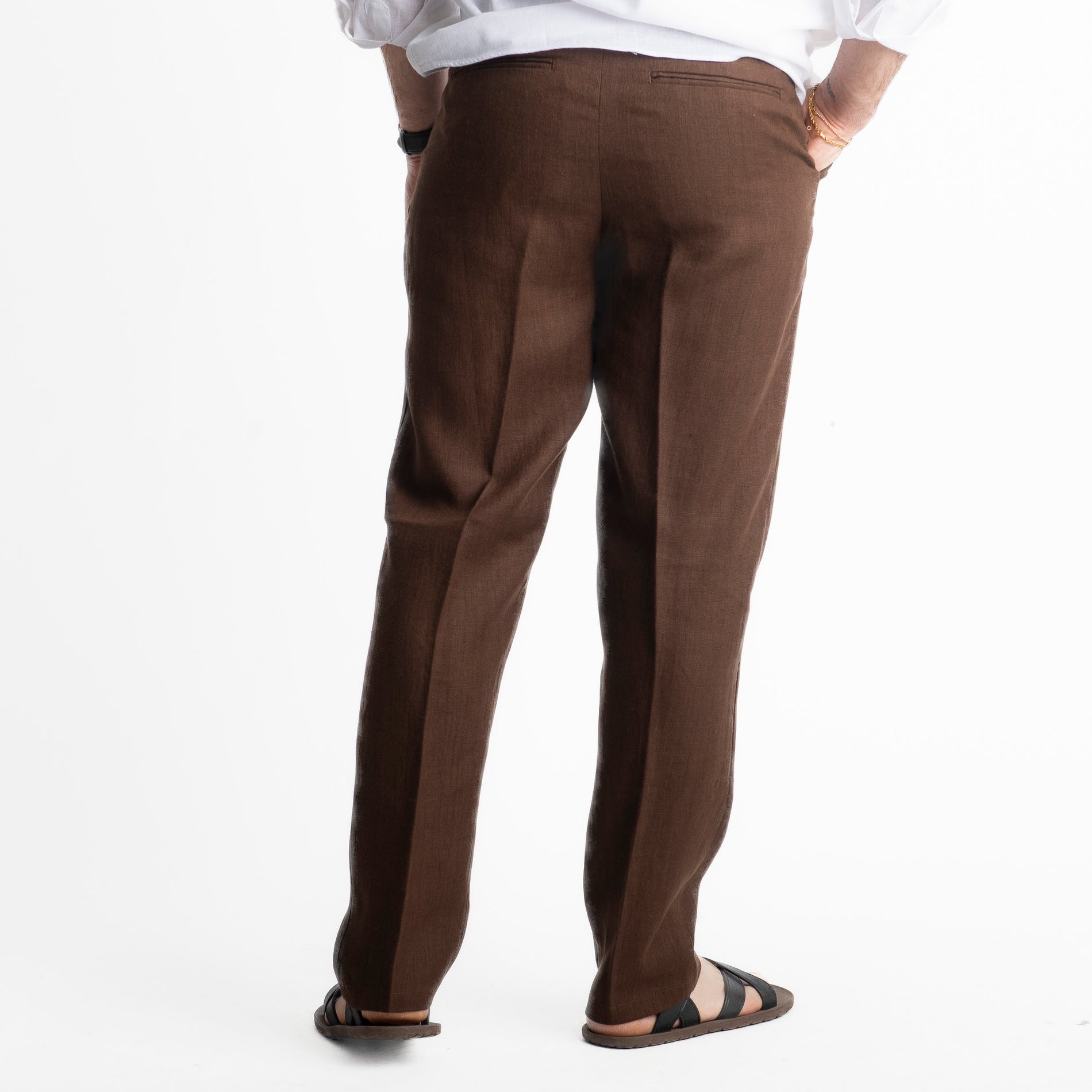 Pantalone in Lino Officine Borboniche Moro