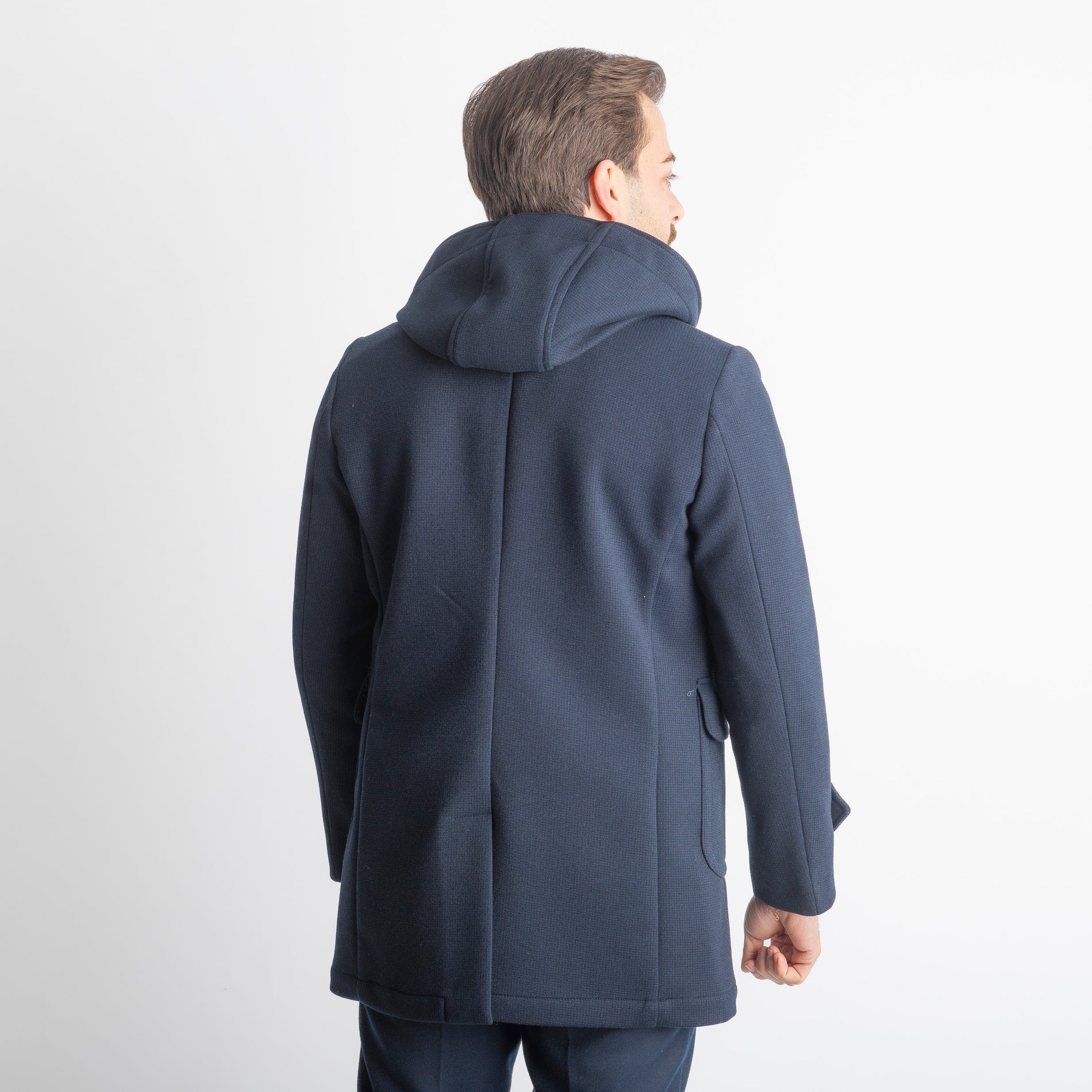 Cappotto Montgomery Spigato Blu