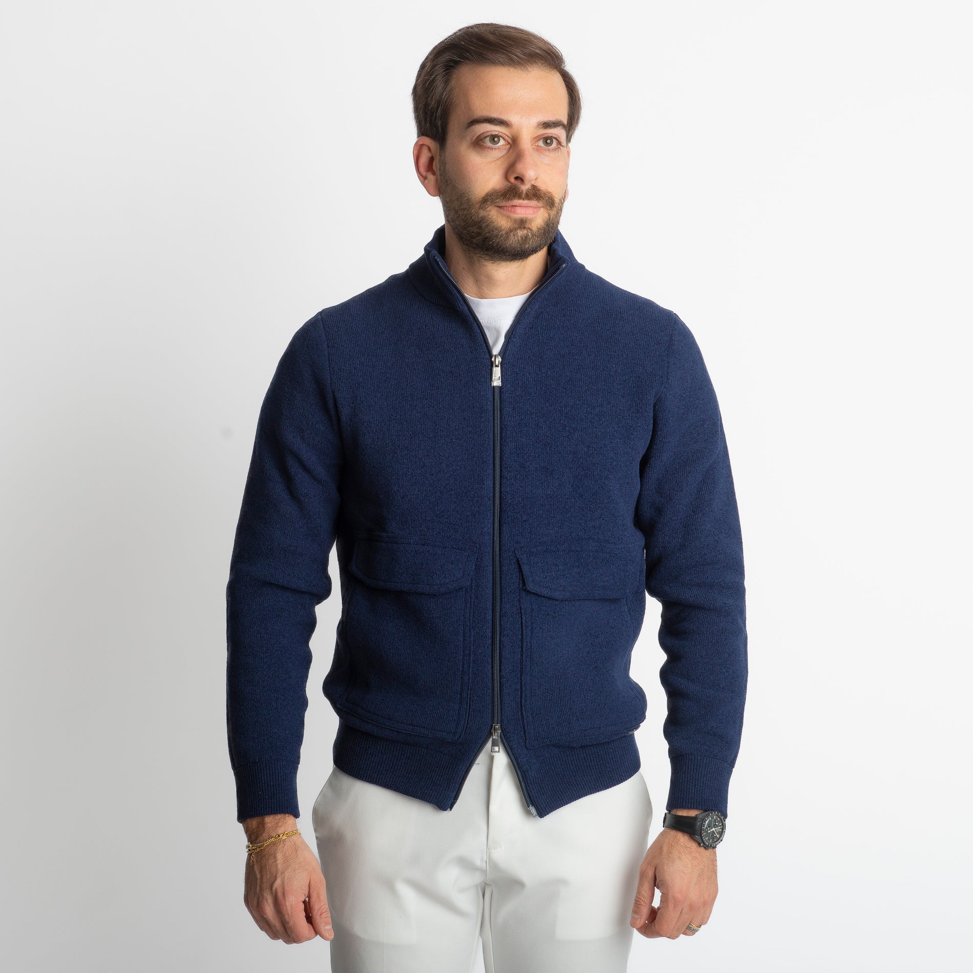 Maglia Giubbotto 754192 Blu