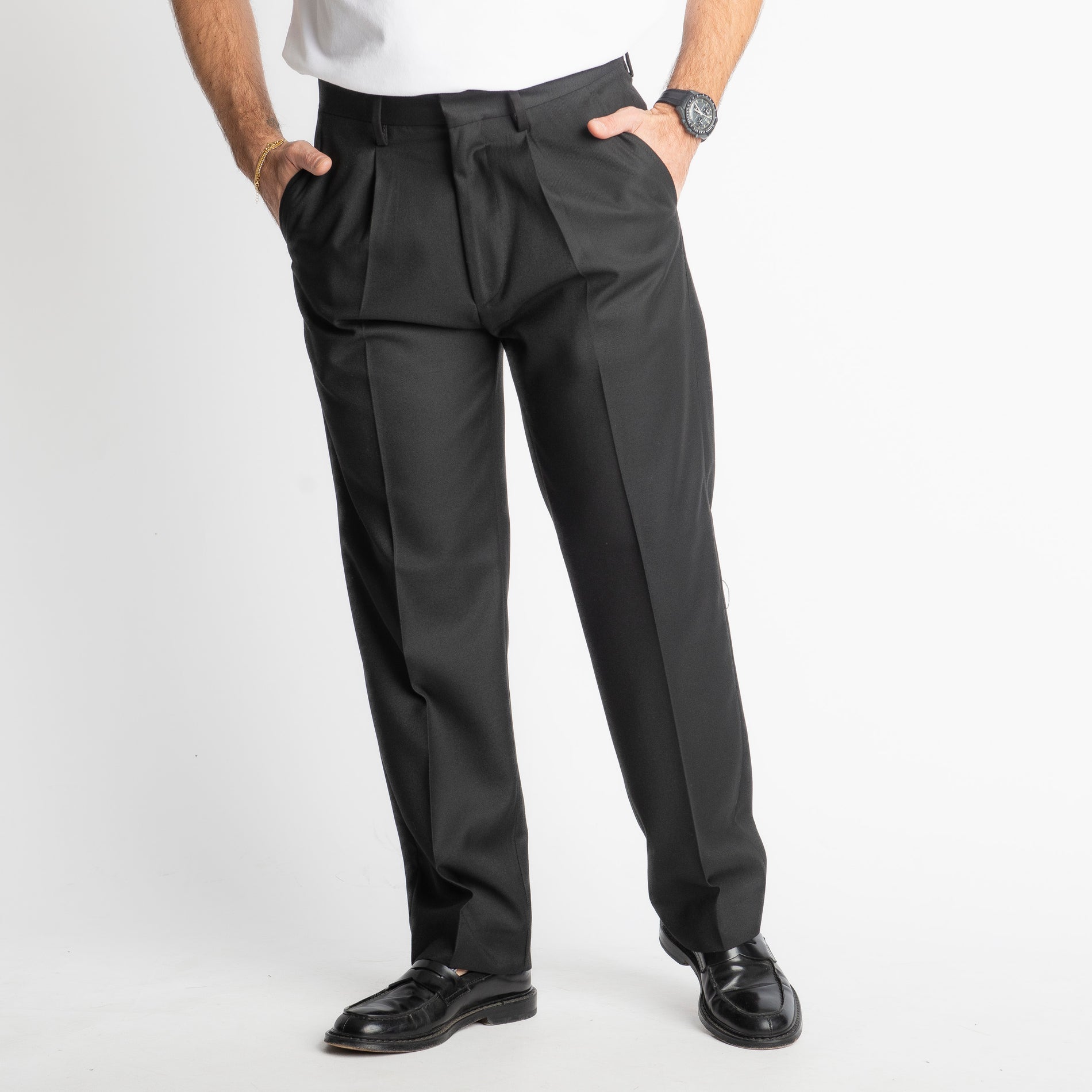 Pantalone Fondo Ampio Tennesse TO8015 Nero