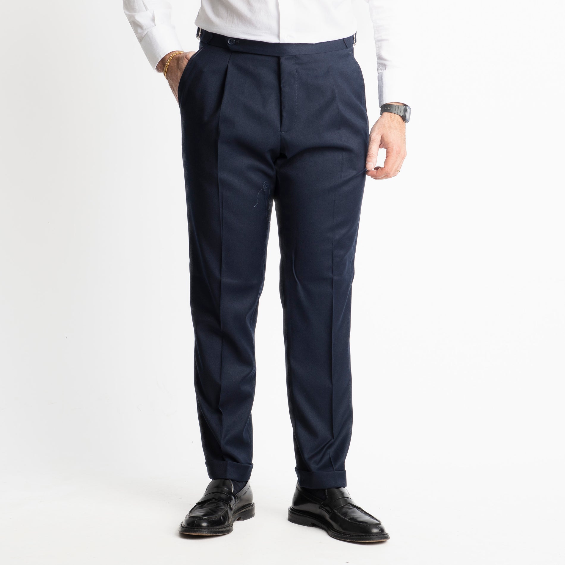 Pantalone Tennesse Doppia Fibbia TO8025 Blu