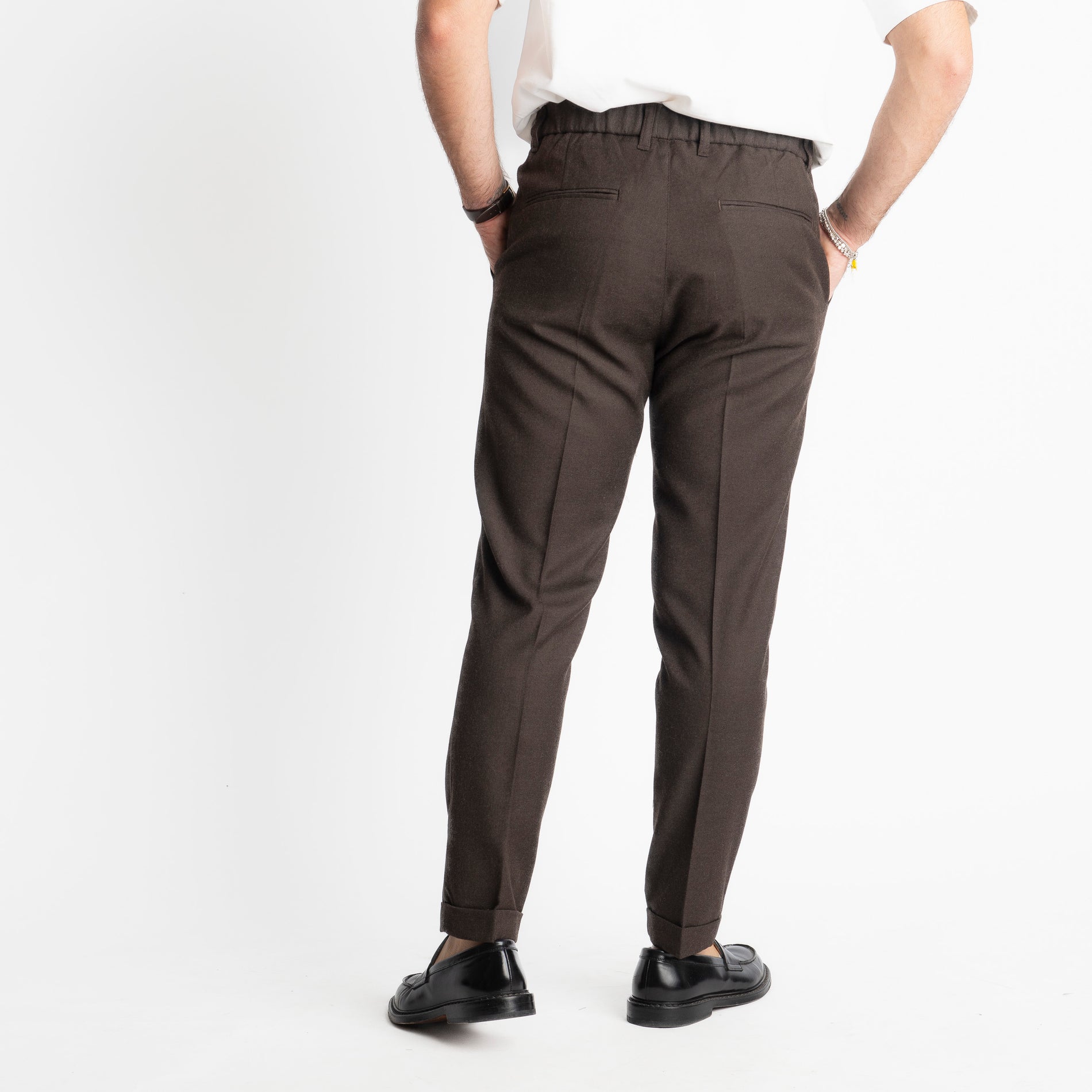 Pantalone Beverly Mezza Molla TO8007 Moro