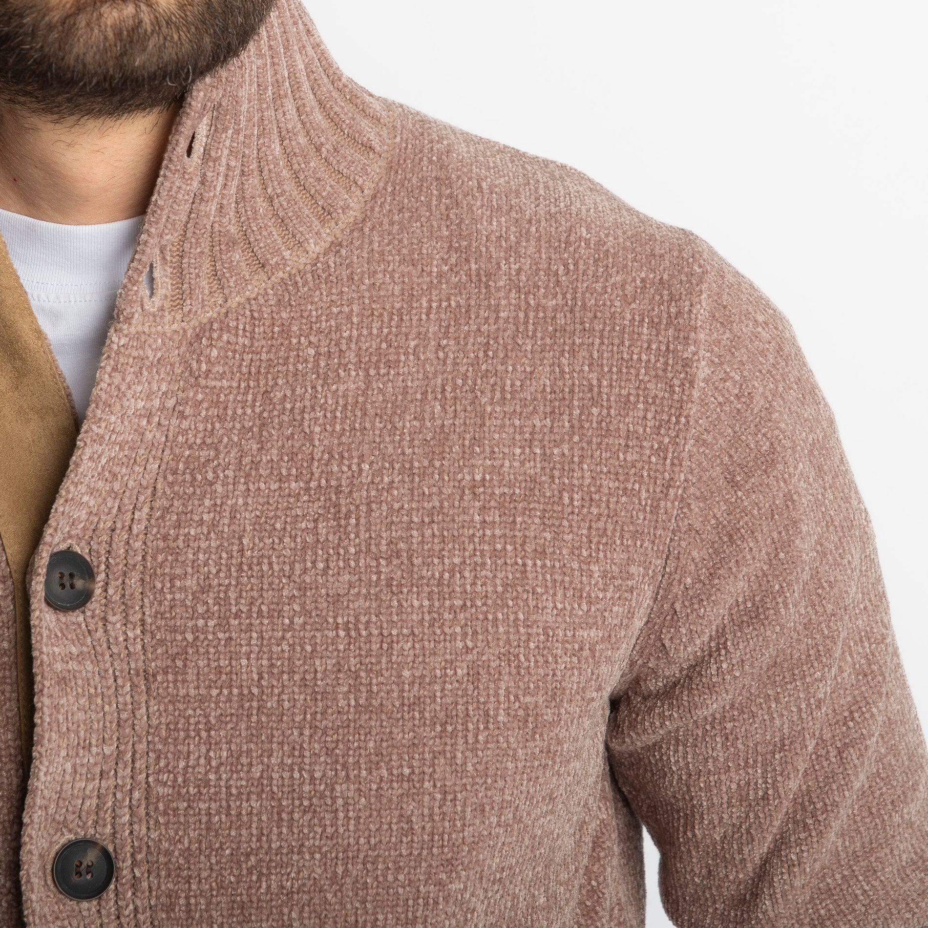 Maglione Saint Moritz In Ciniglia Fango