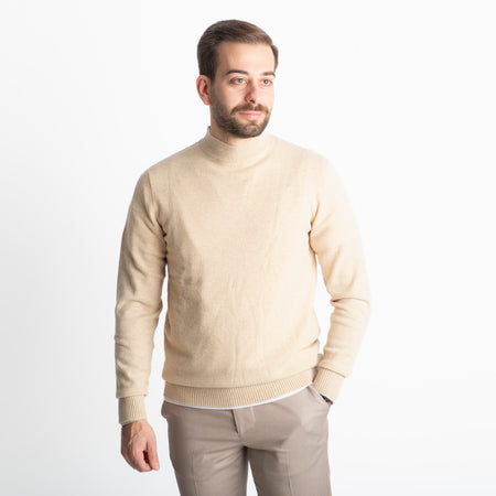 Lupetto In Cashmere C10 Beige