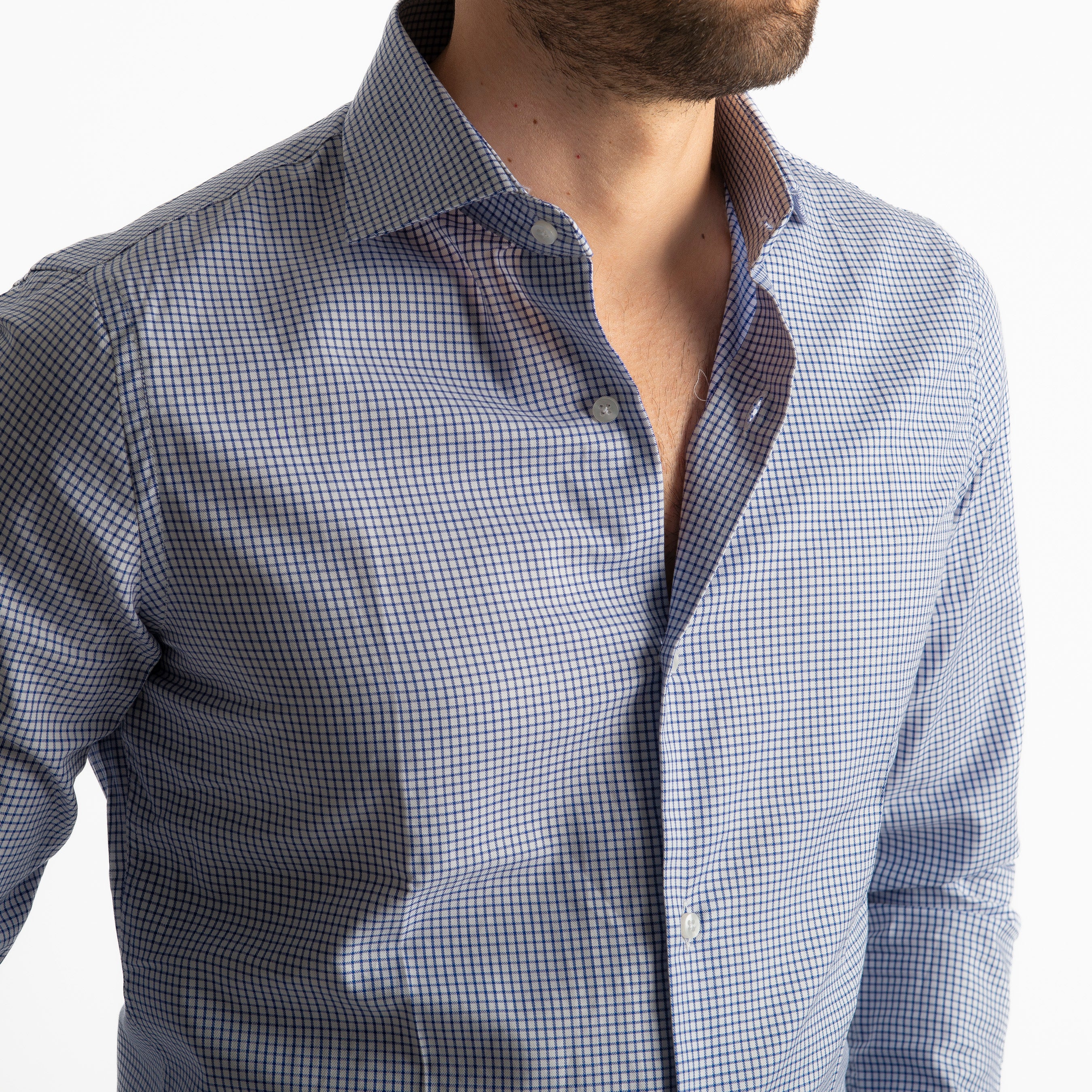 Camicia Bari Quadretti Blu