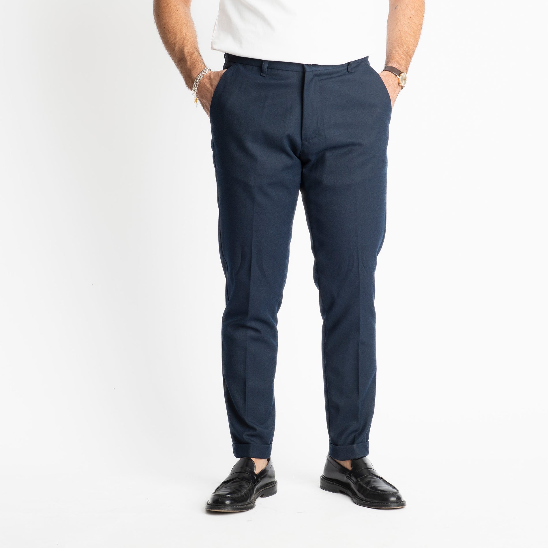 Pantalone Beverly Mezza Molla TO8007 Blu