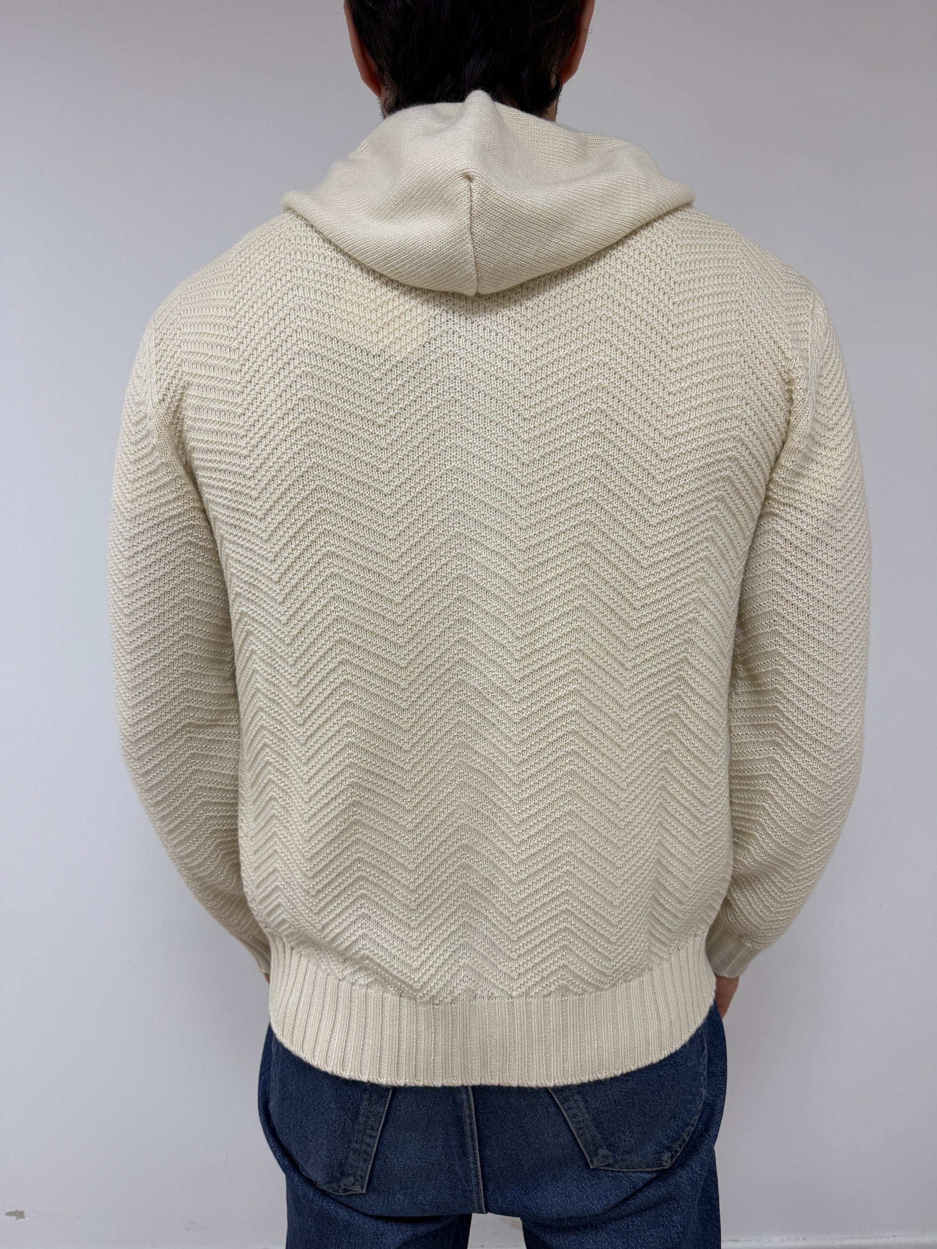 Felpa In Lana Merinos Beige