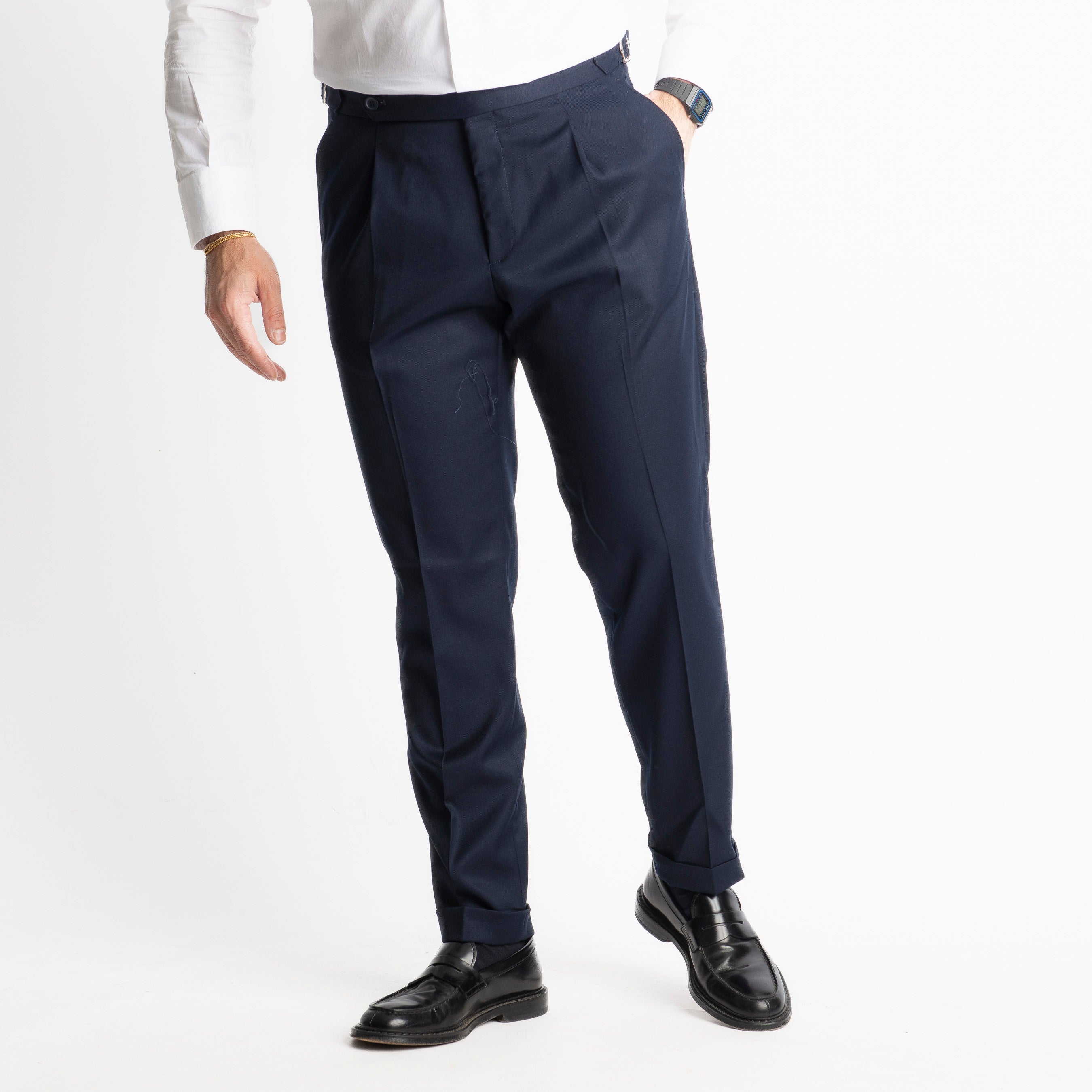 Pantalone Tennesse Doppia Fibbia TO8025 Blu