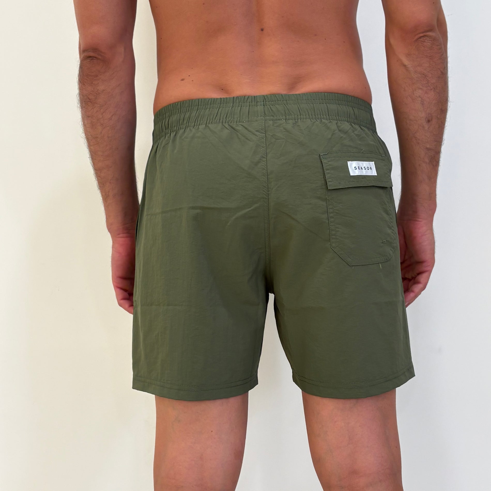 Costume Mare Tinta Unita Verde