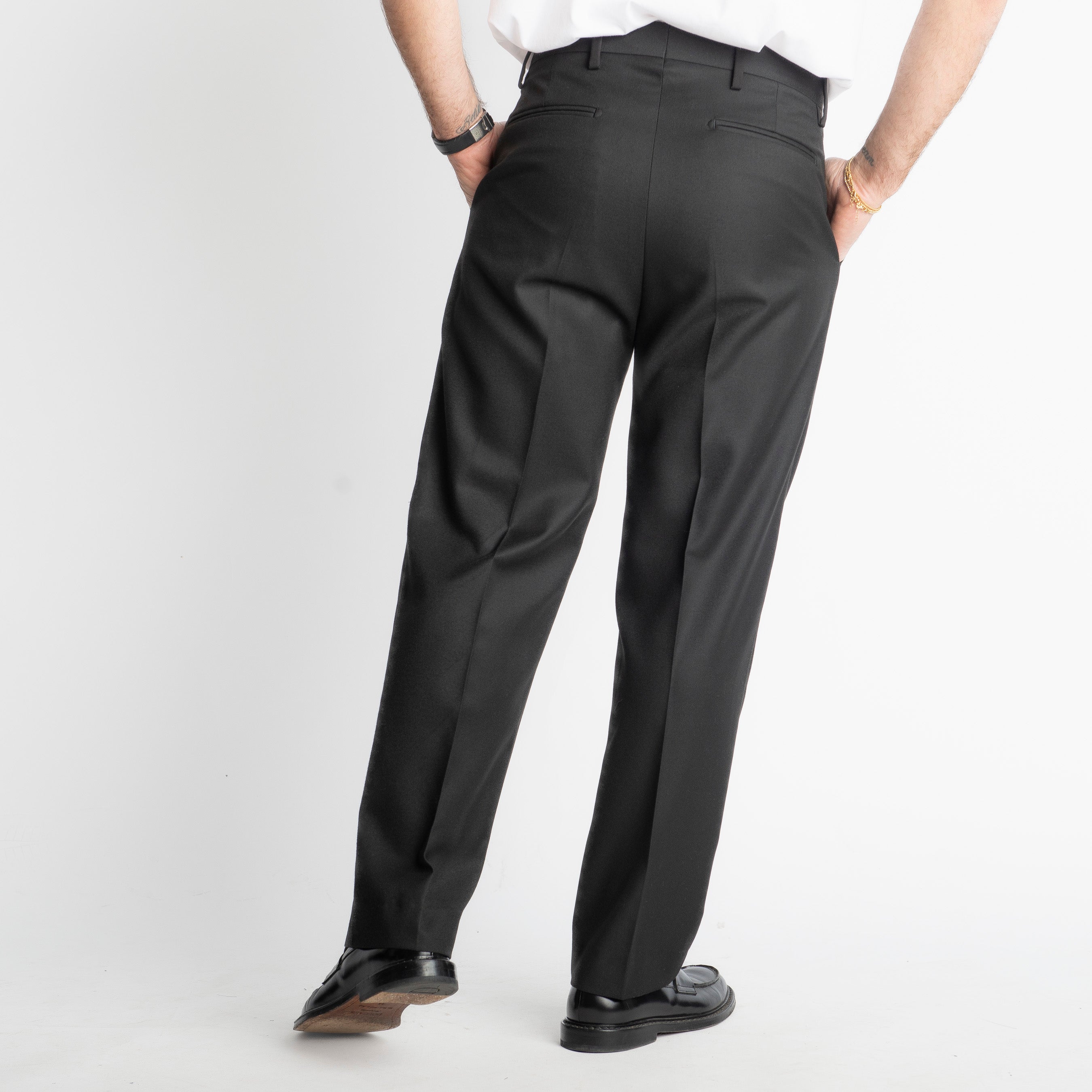 Pantalone Fondo Ampio Beverly TO8015  Nero