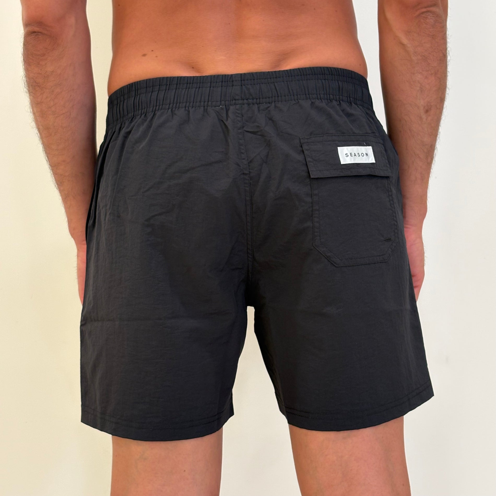 Costume Mare Tinta Unita Nero