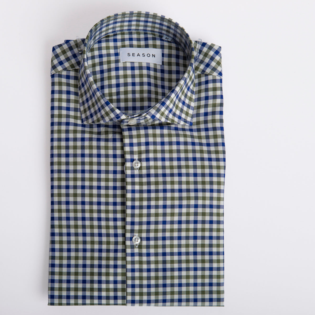 Camicia Quadri Blu/Verde 300