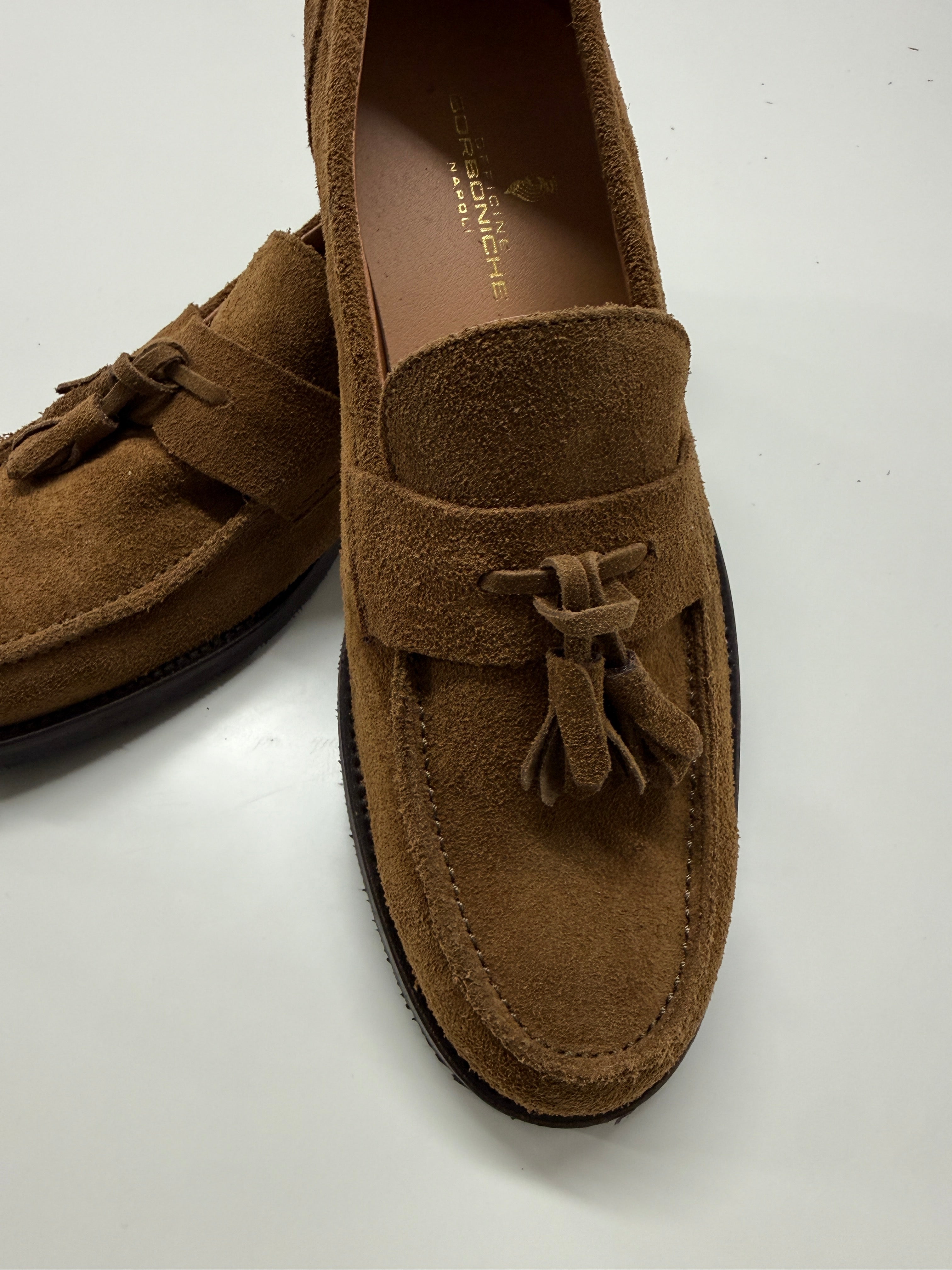 Mocassino Uomo Campanile Scamosciato Cognac