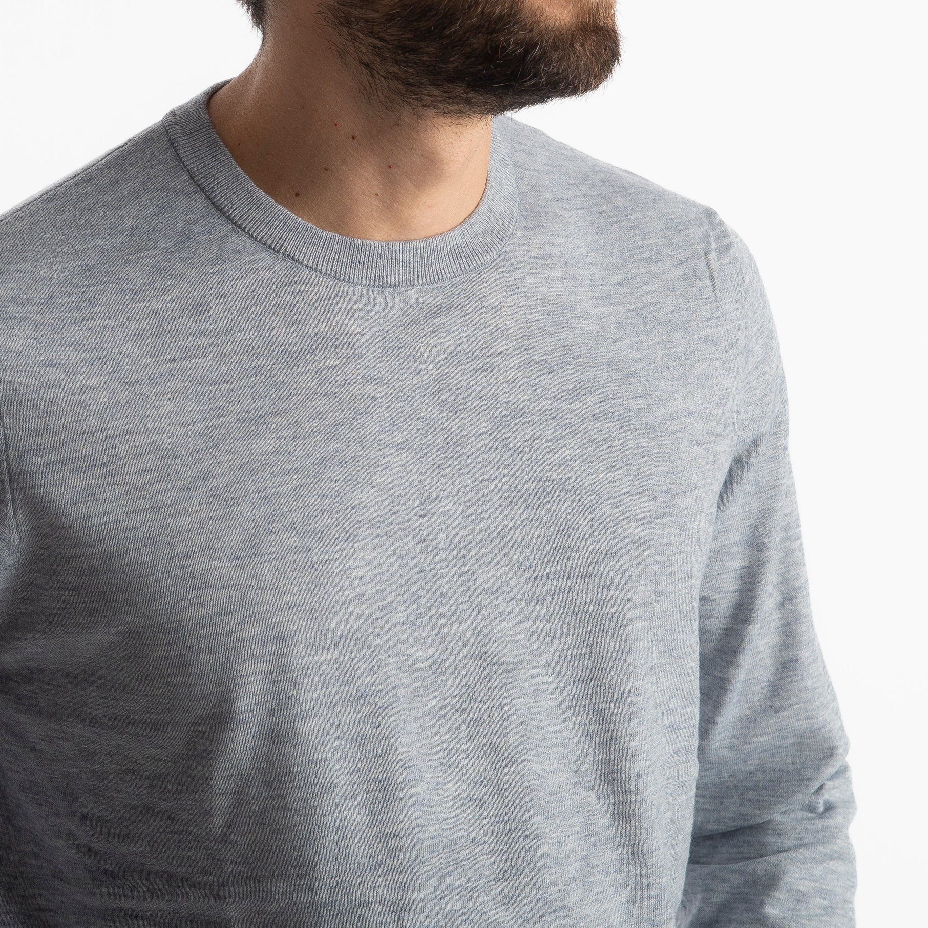 Maglioncino Girocollo X701 Grigio Perla