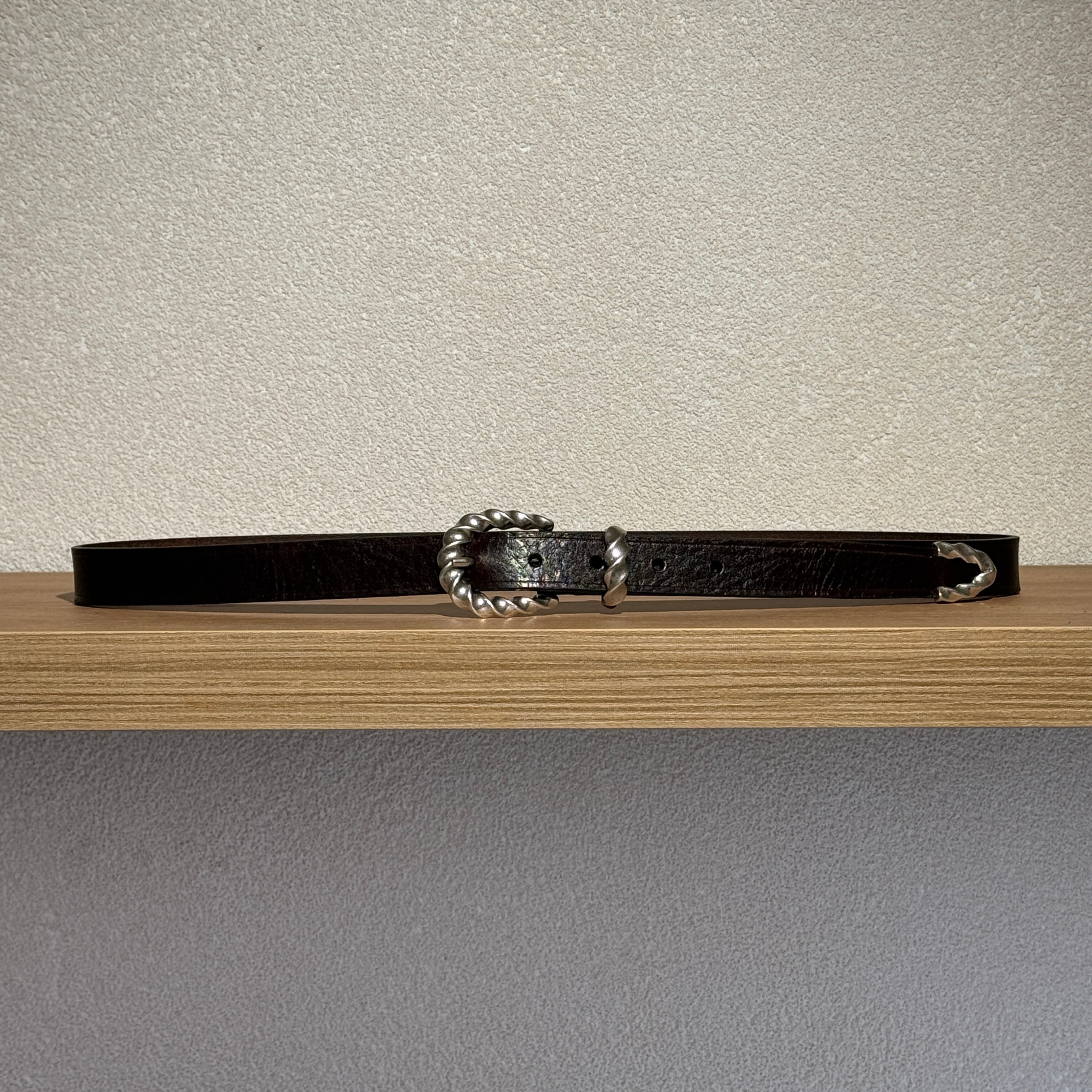 Cintura Eton in Cuoio Trittico Testa di Moro
