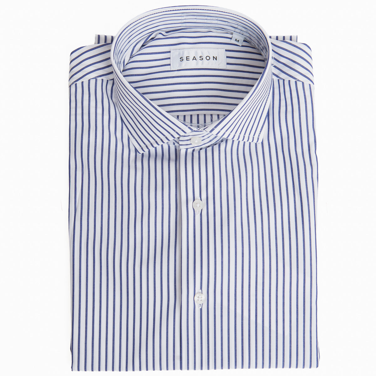 Camicia Rigata Blu Notte 276