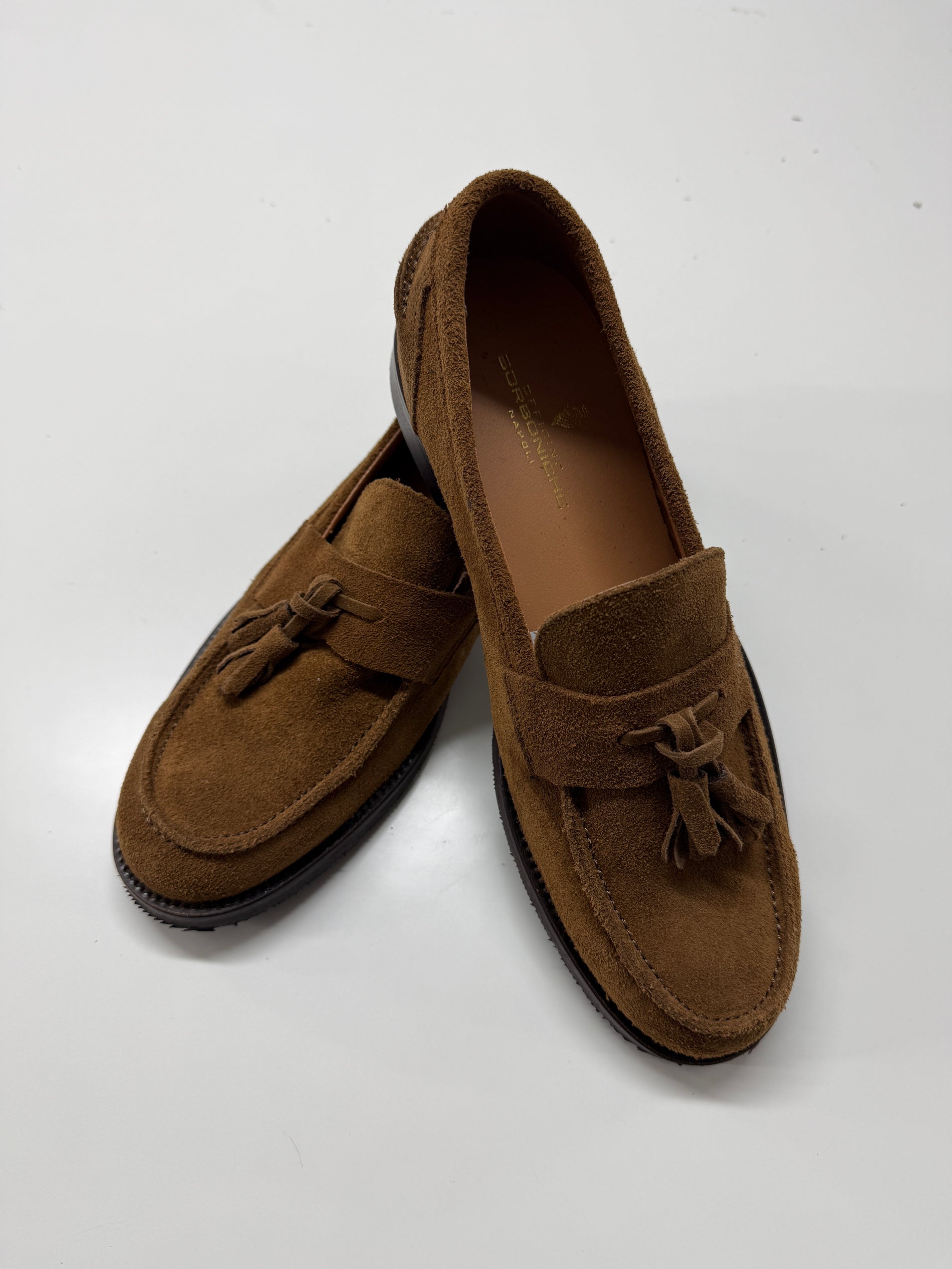 Mocassino Uomo Campanile Scamosciato Cognac