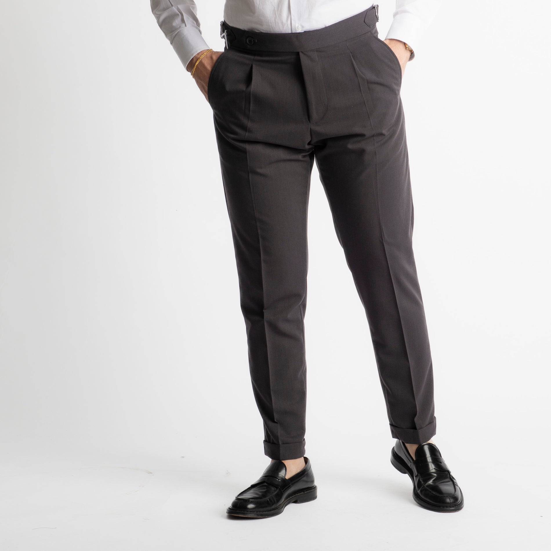 Pantalone Miller doppia Fibbia Grigio