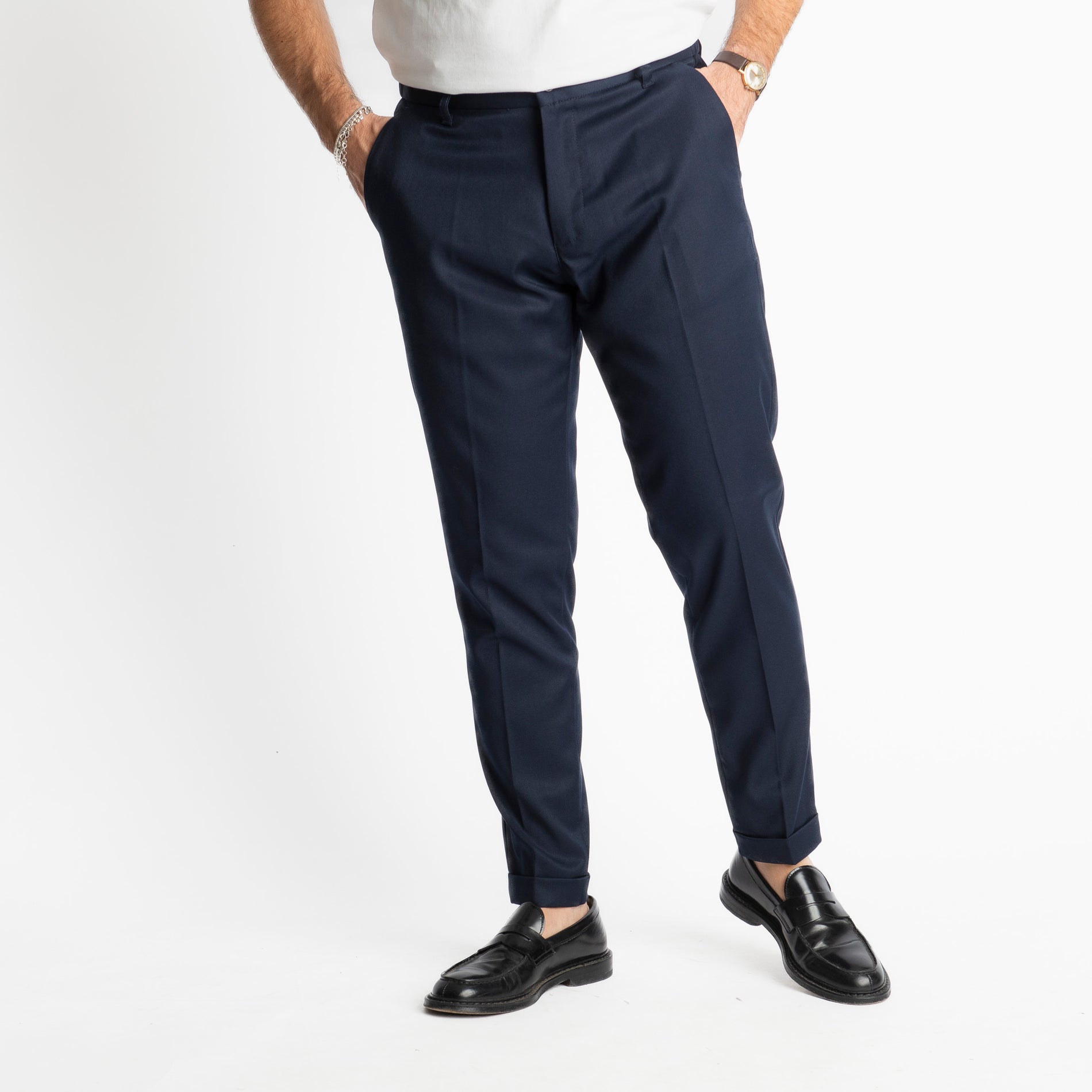 Pantalone Tennese Mezza Molla TO8007 Blu