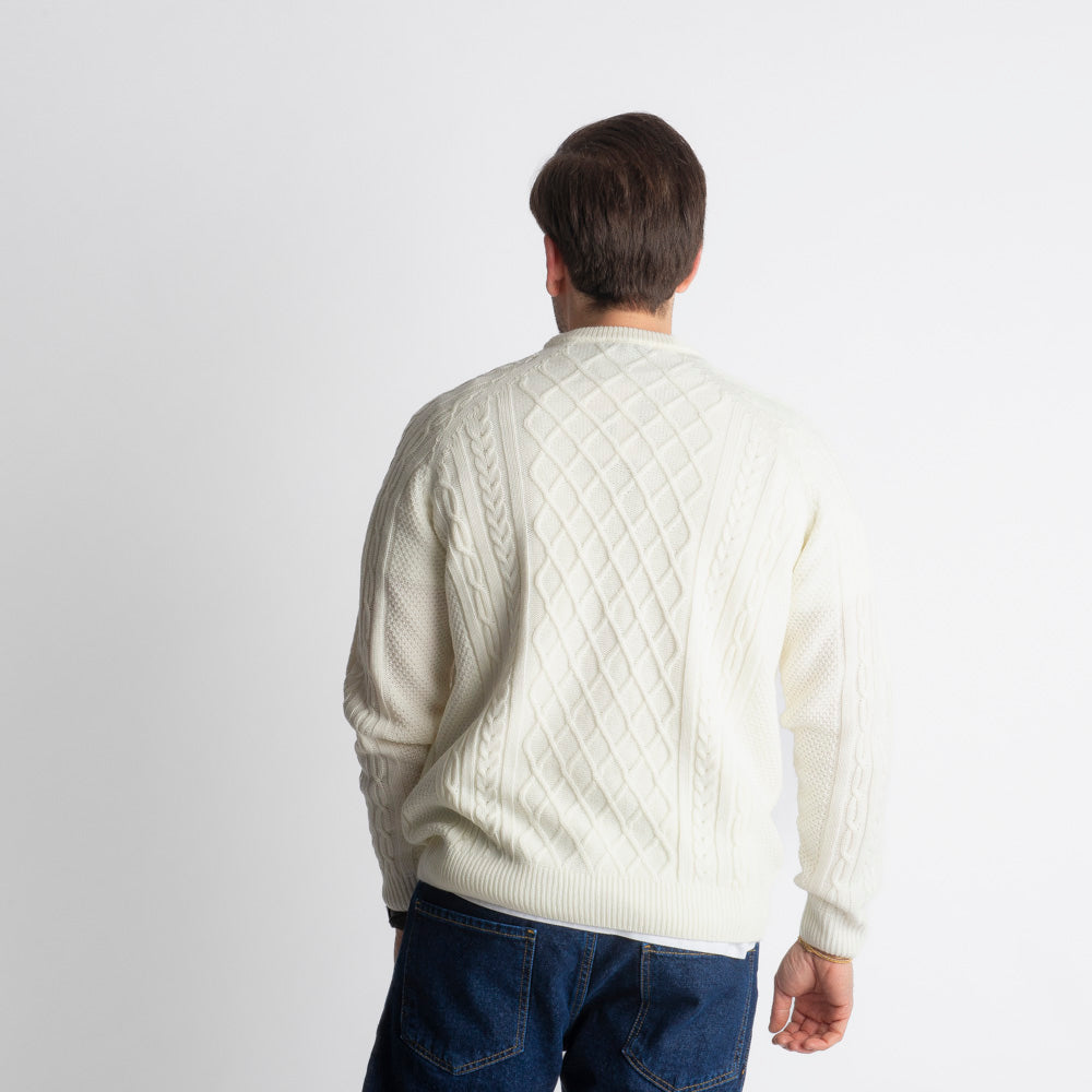 Maglione Barolo Doppio Cursore Panna