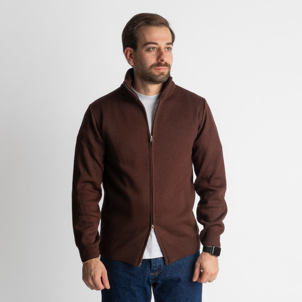 Maglione Barolo Doppio Cursore Moro