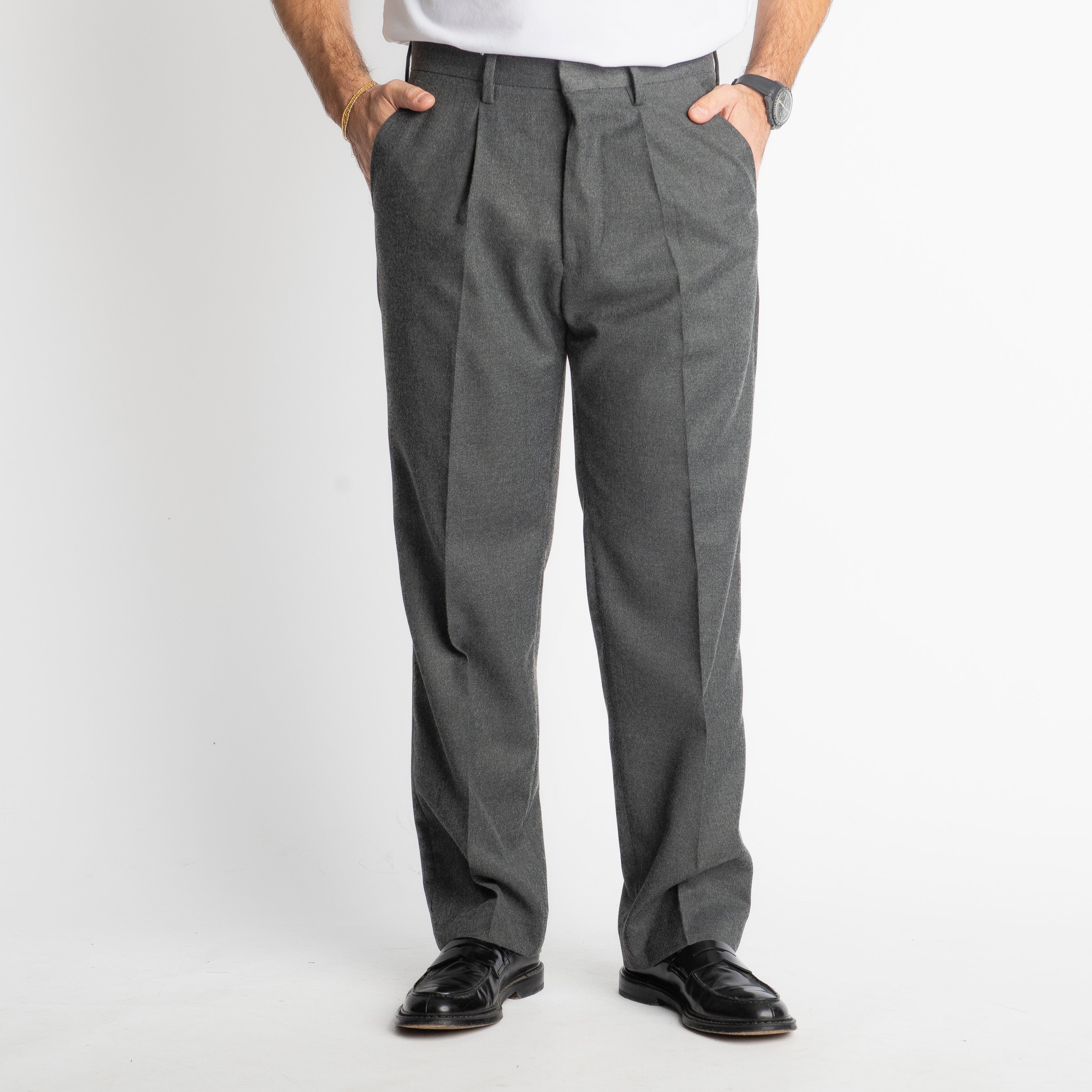 Pantalone Fondo Ampio Beverly TO8015 Grigio