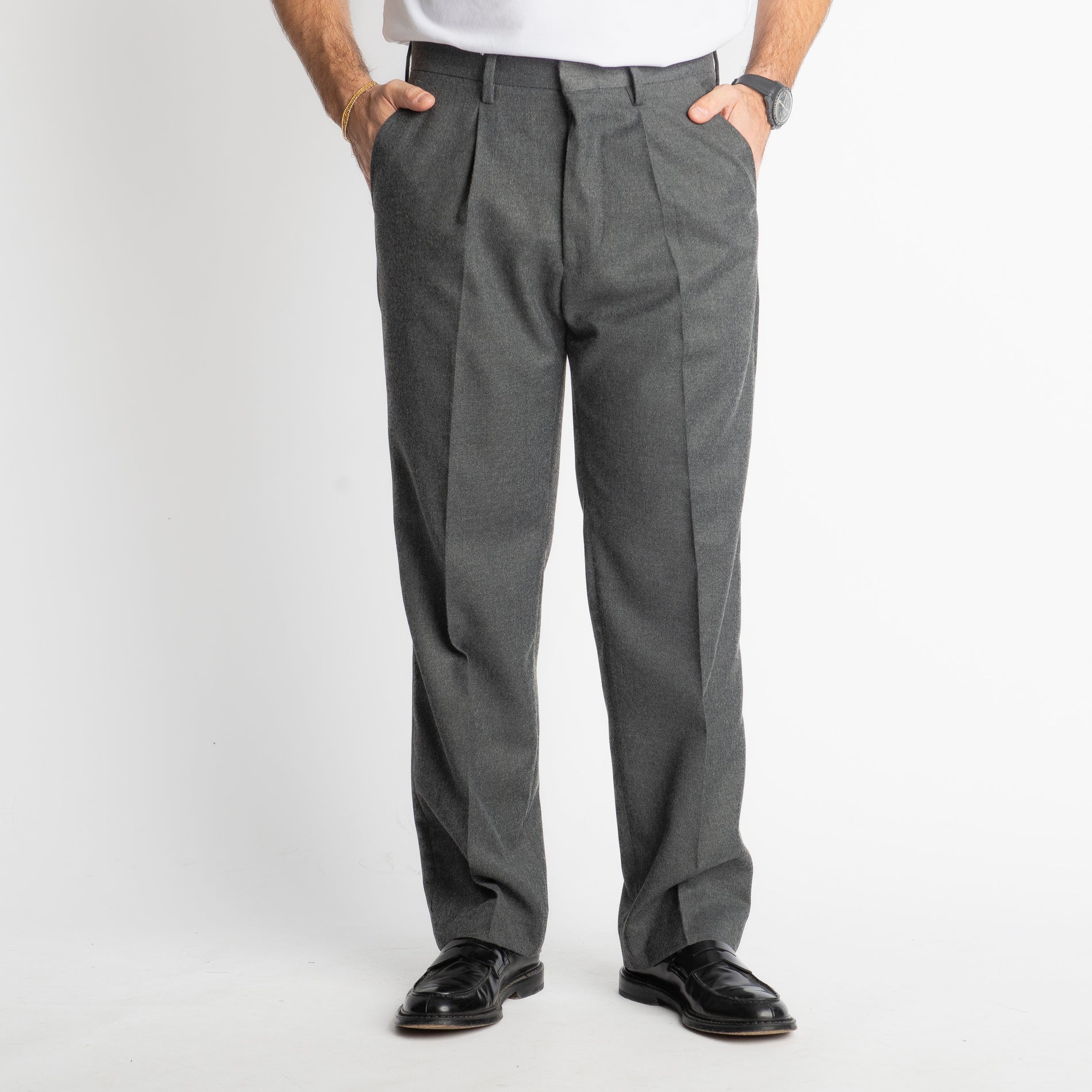 Pantalone Fondo Ampio Beverly TO8015 Grigio