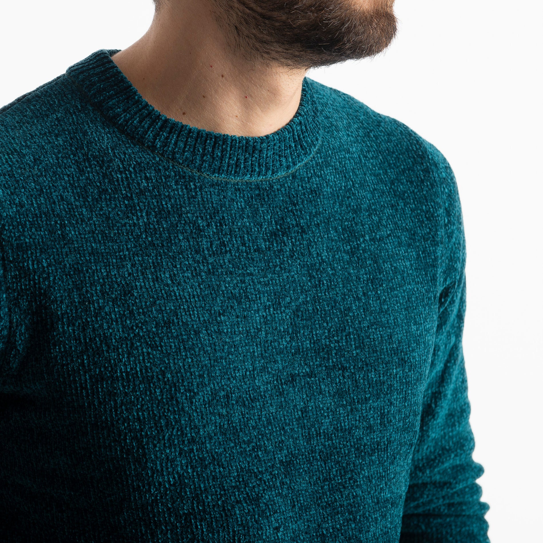 Maglione in Ciniglia 21027 Verde