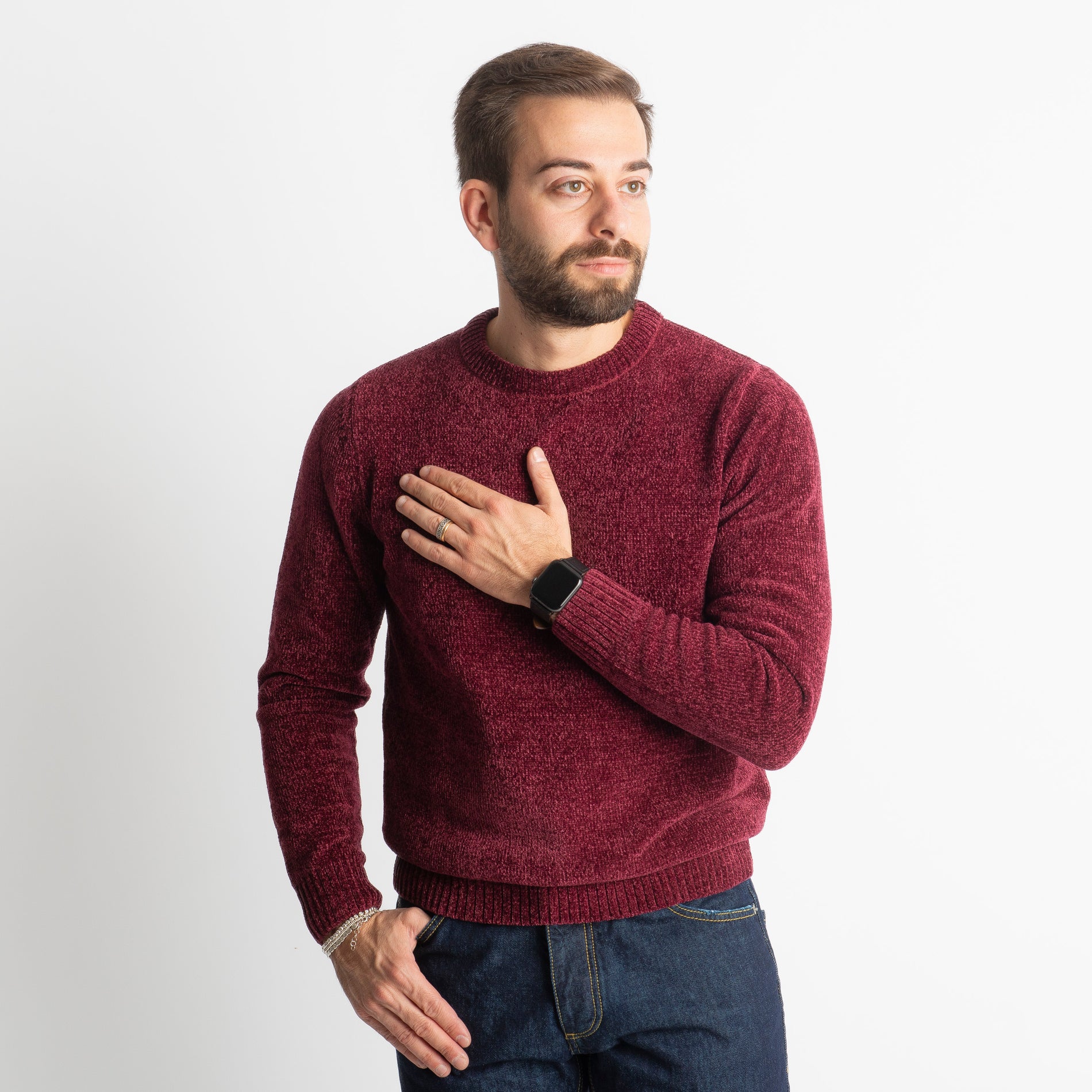 Maglione in Ciniglia 21027 Bordeaux