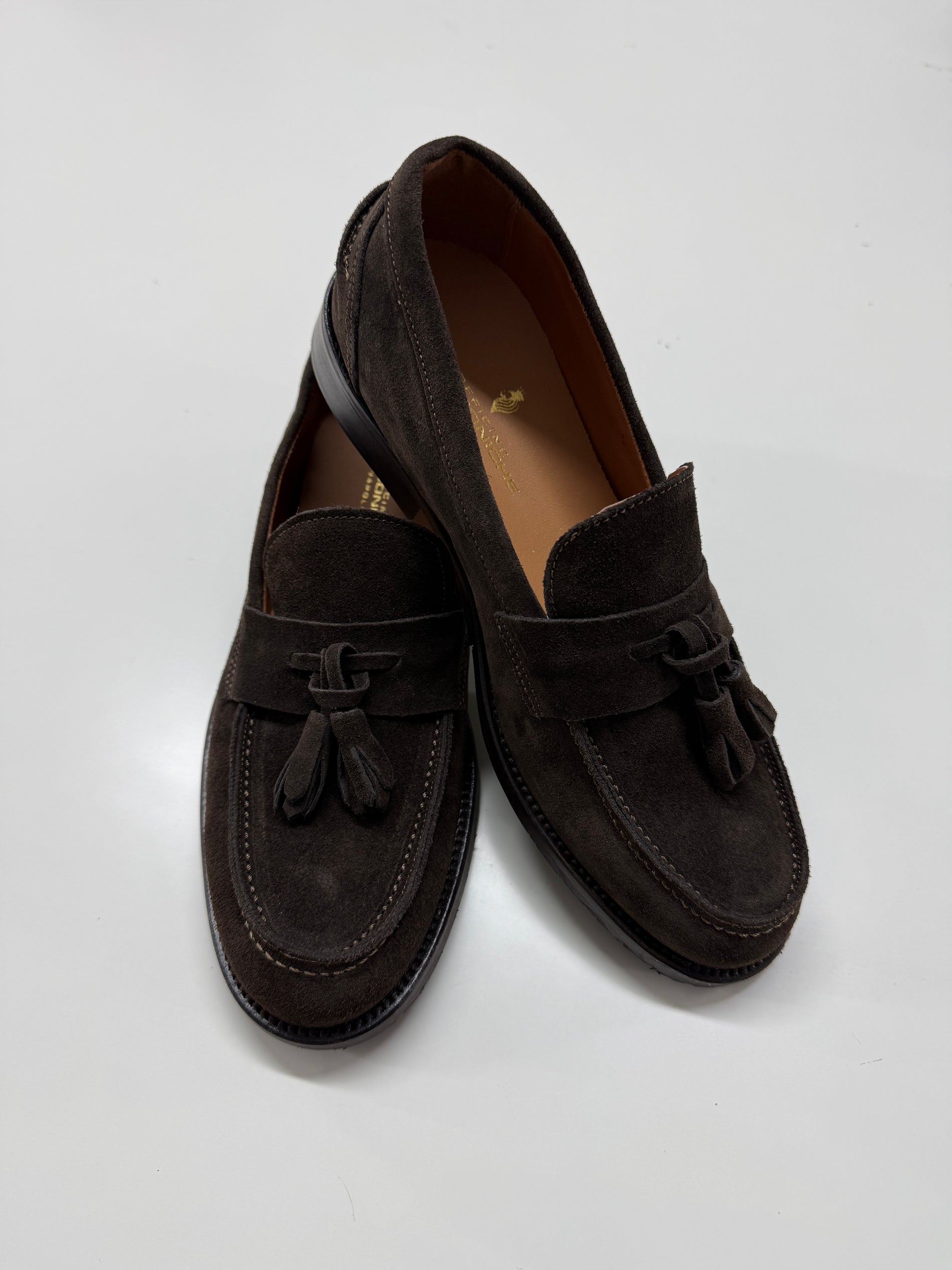 Mocassino Uomo Campanile Scamosciato Moro