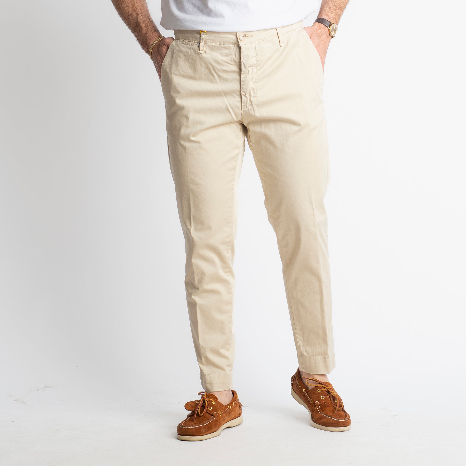 Pantalone Chino Beige