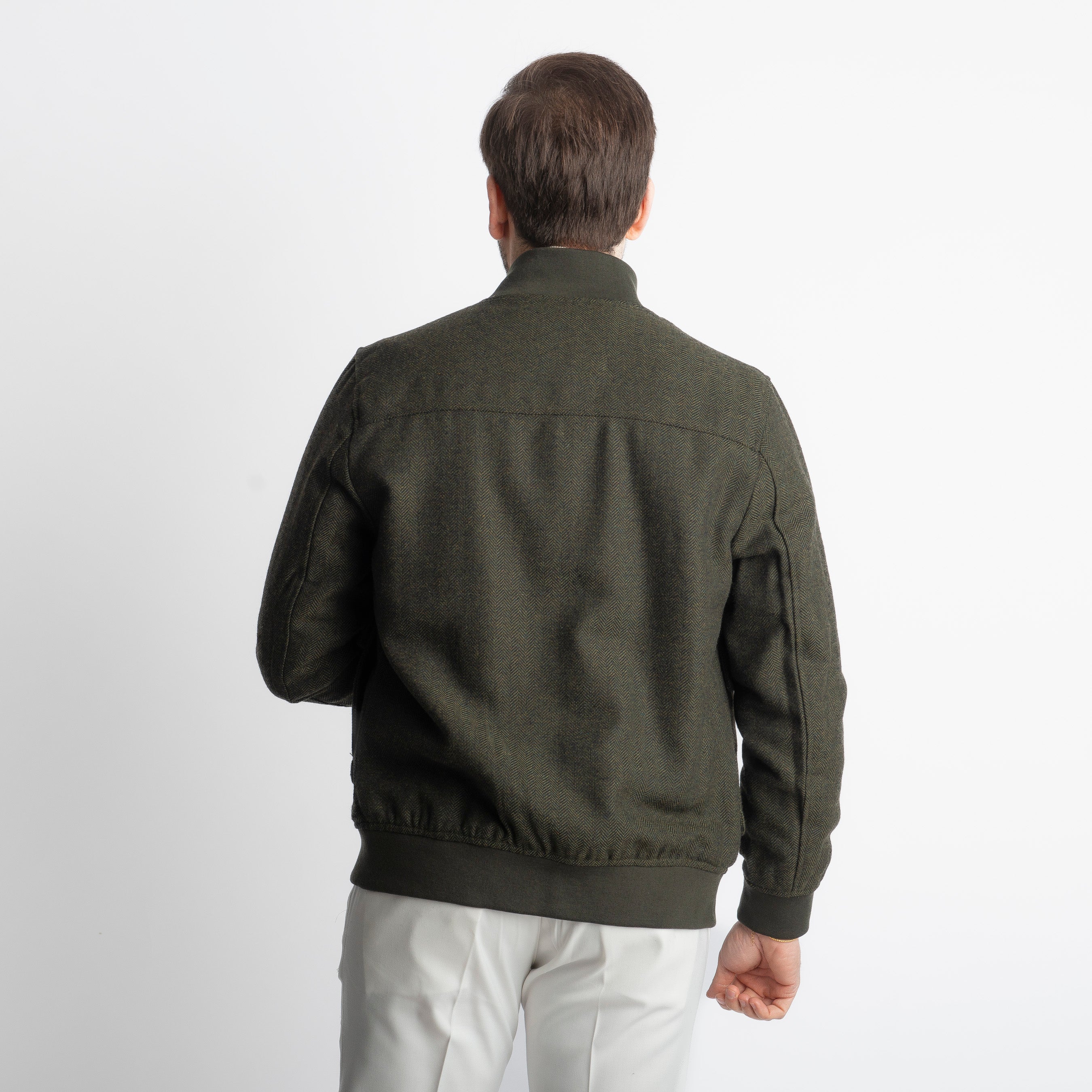 Giubbotto Polo Spigato Verde