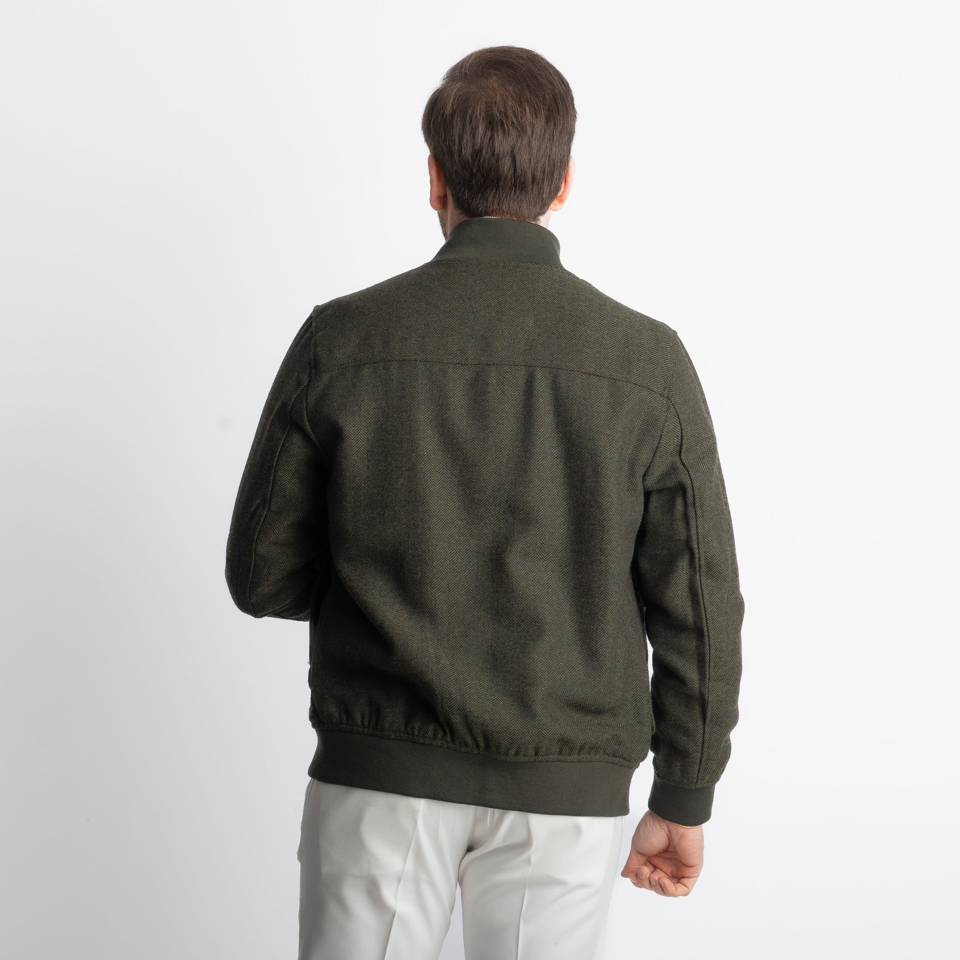 Giubbotto Polo Spigato Verde