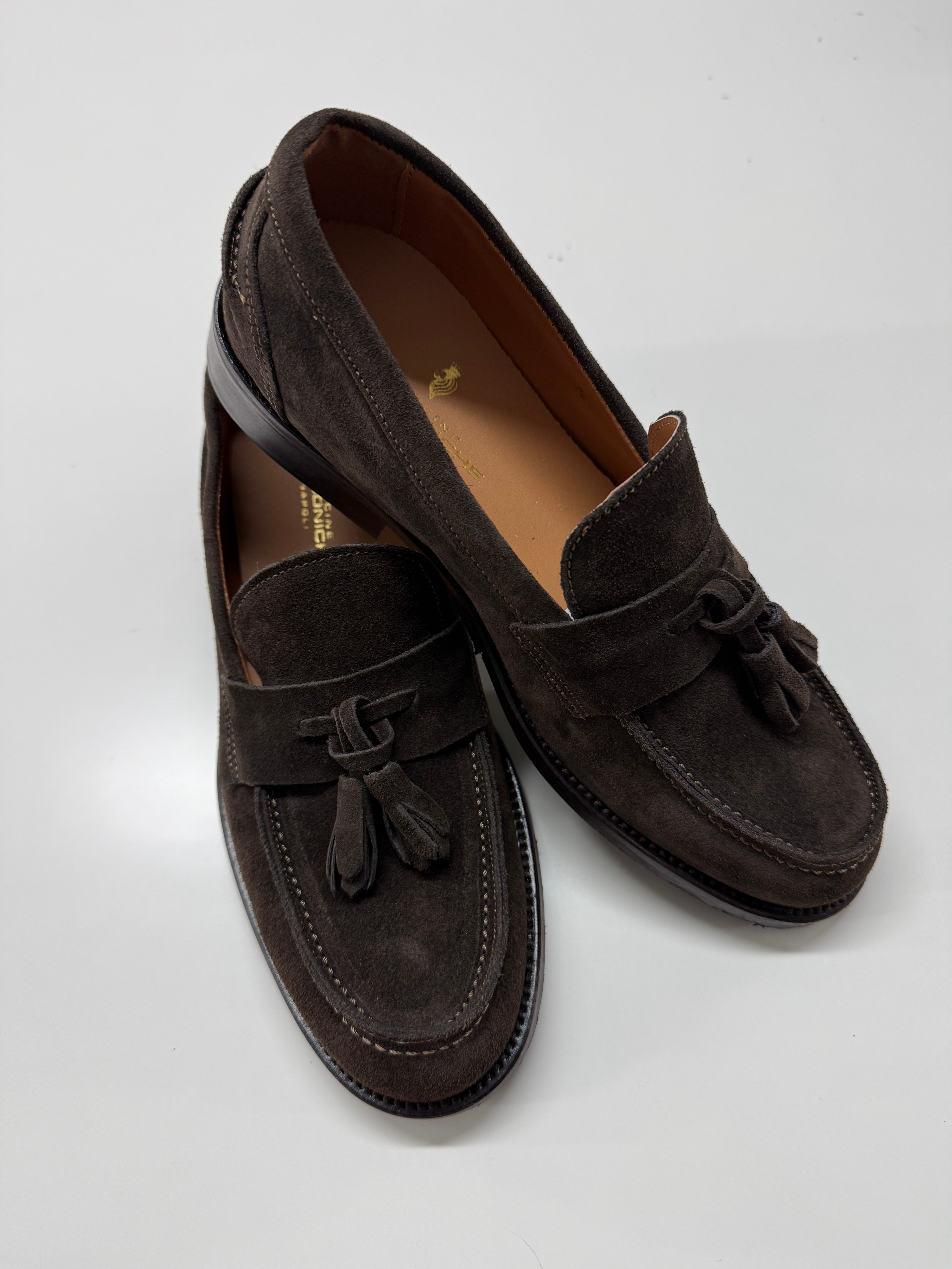 Mocassino Uomo Campanile Scamosciato Moro