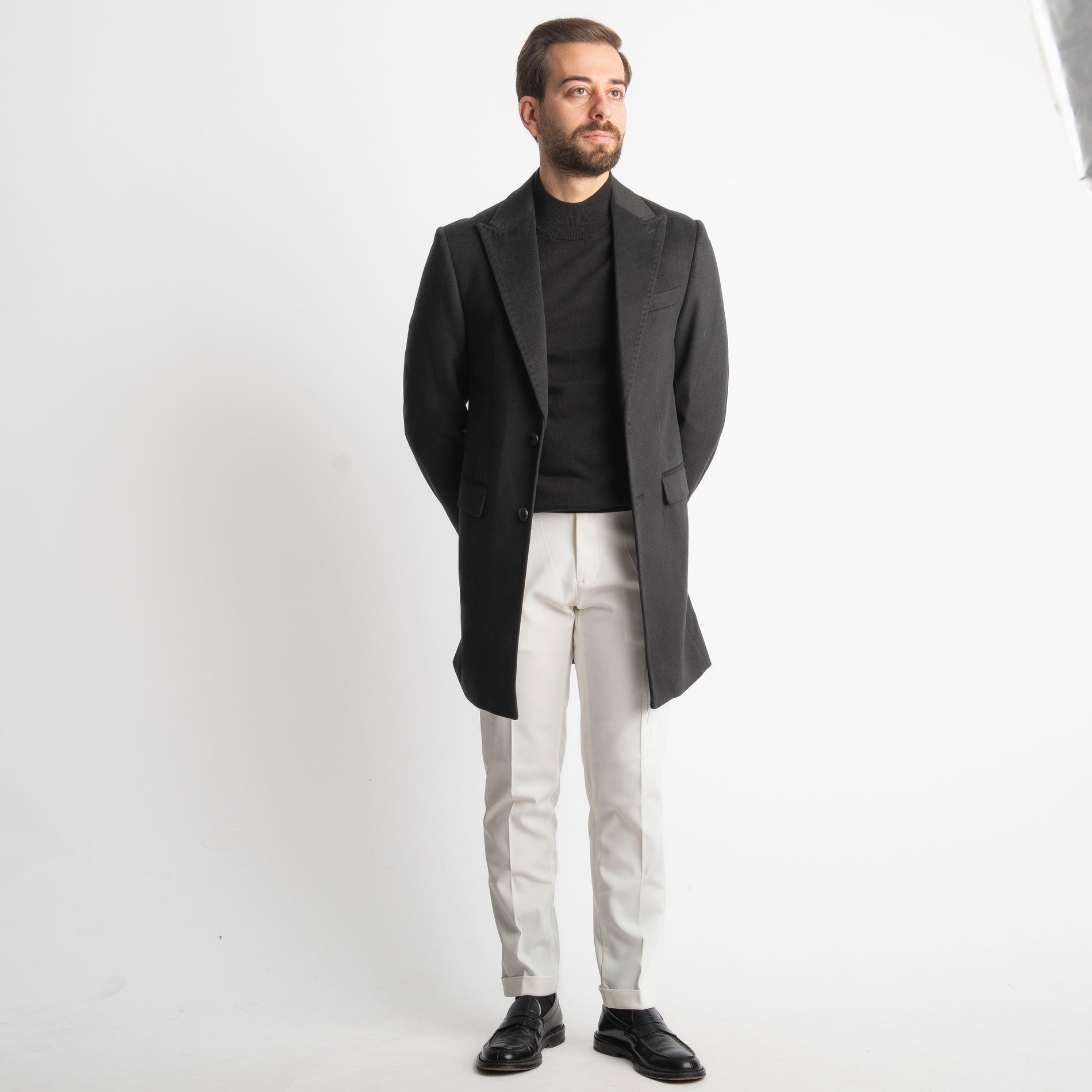 Cappotto Uomo DF18 Nero