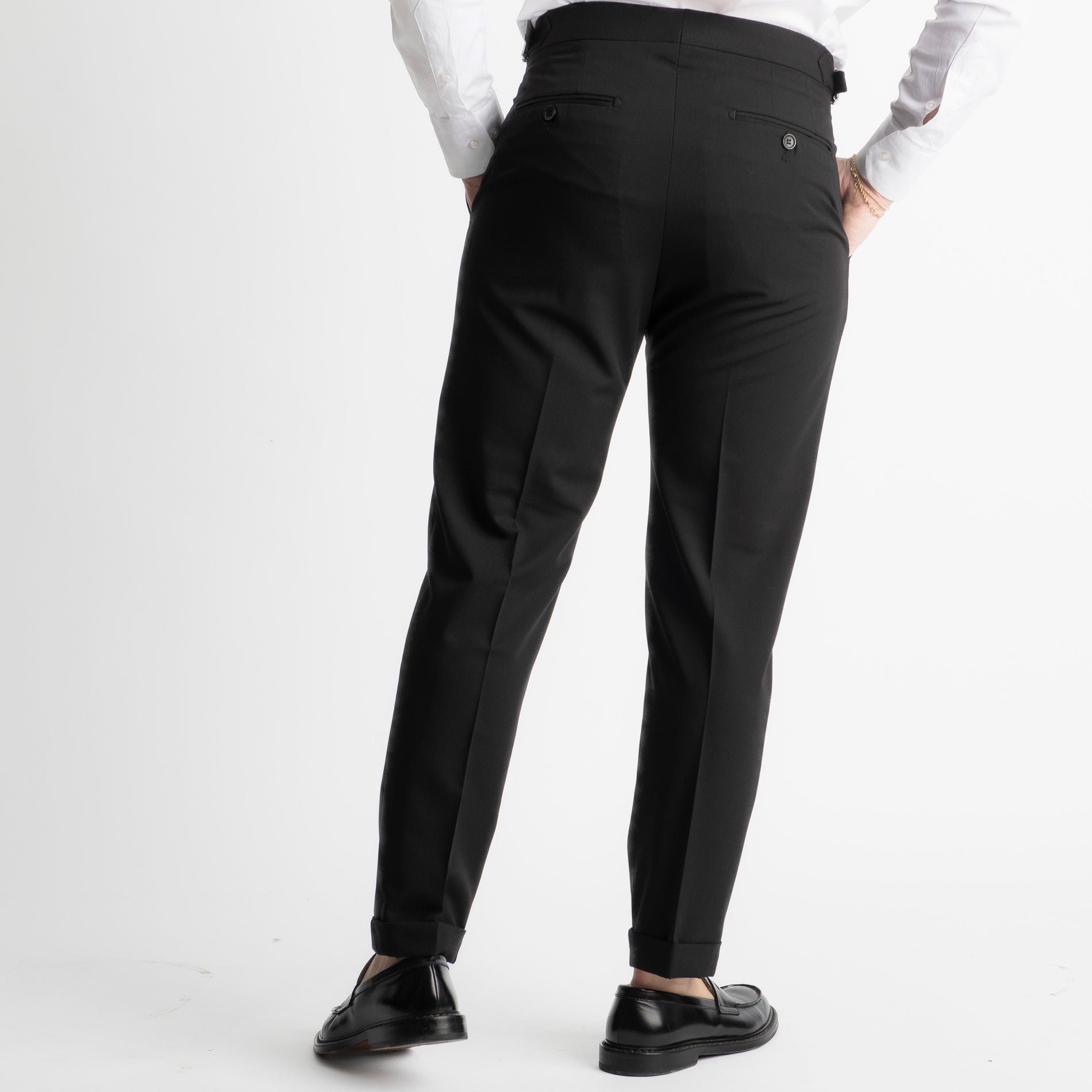 Pantalone Miller Doppia Fibbia Nero