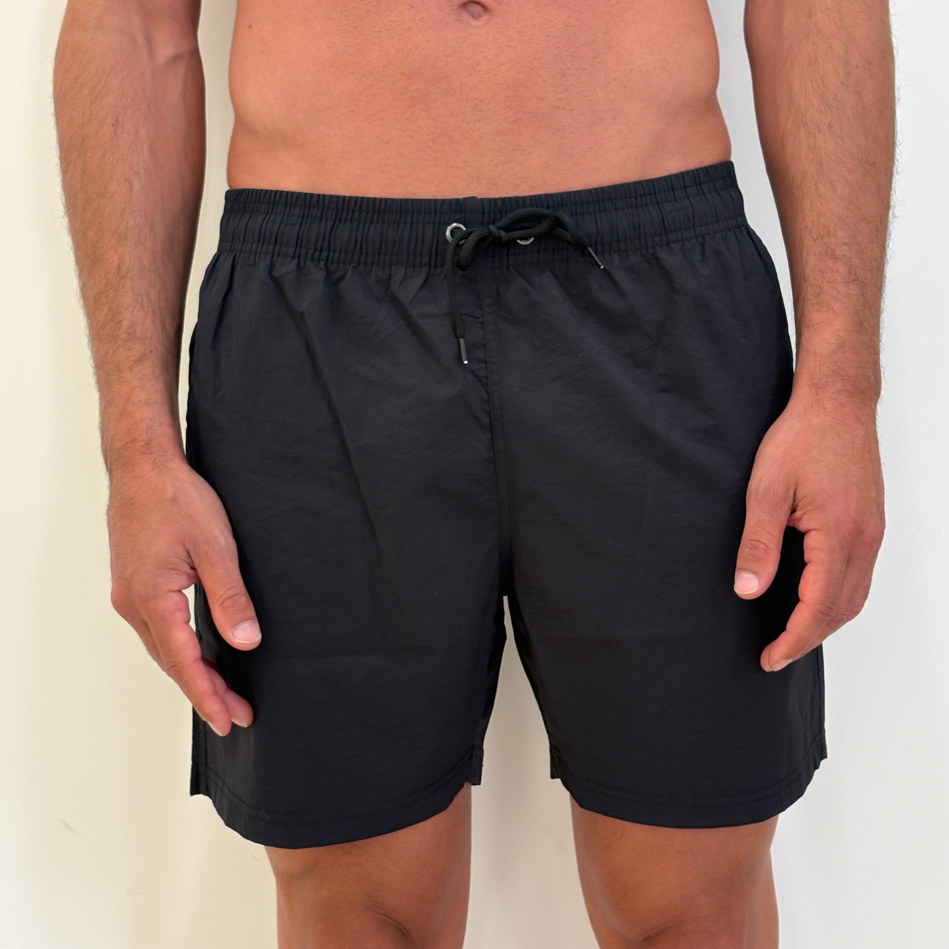 Costume Mare Tinta Unita Nero