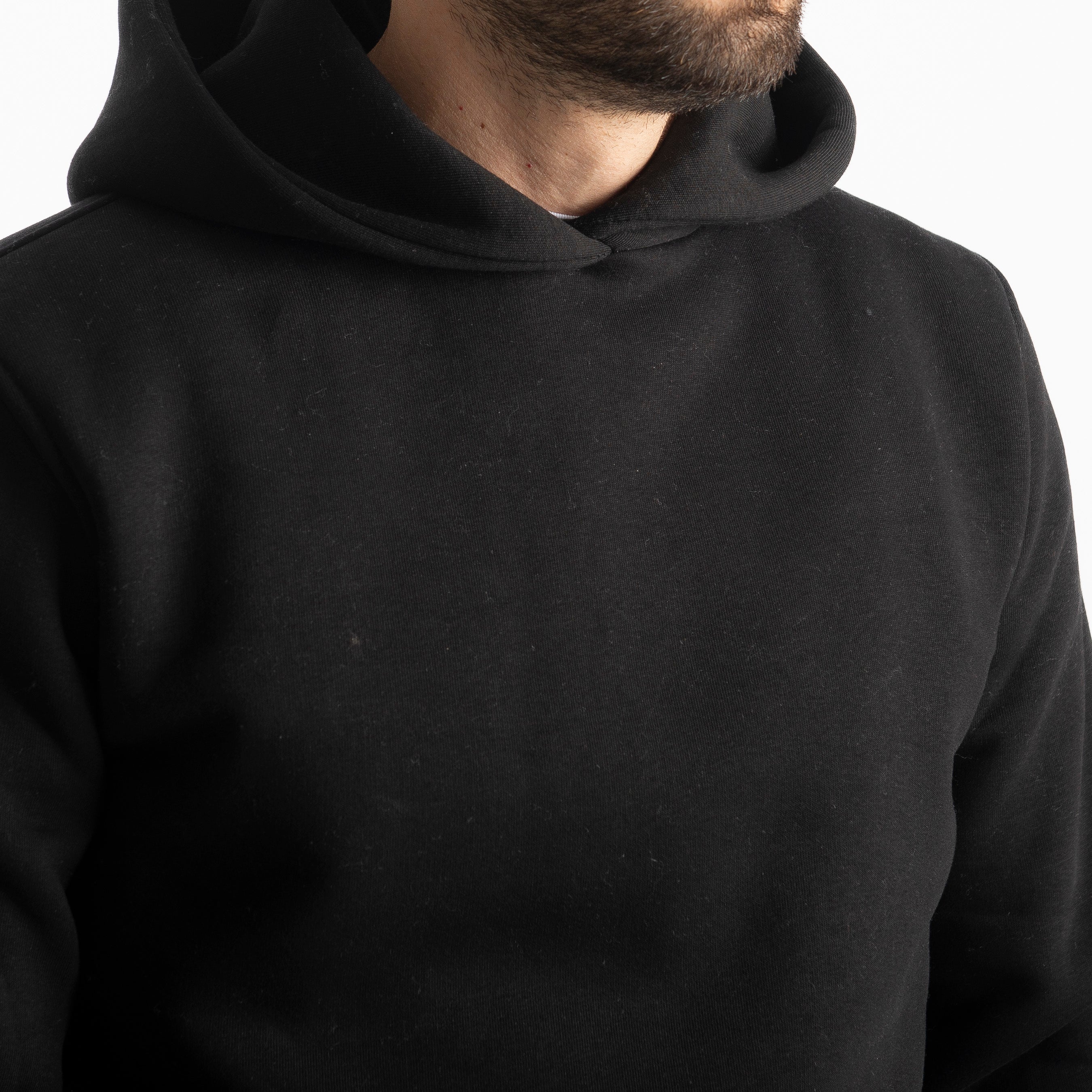 Felpa Uomo Con Cappuccio 0310 Nera