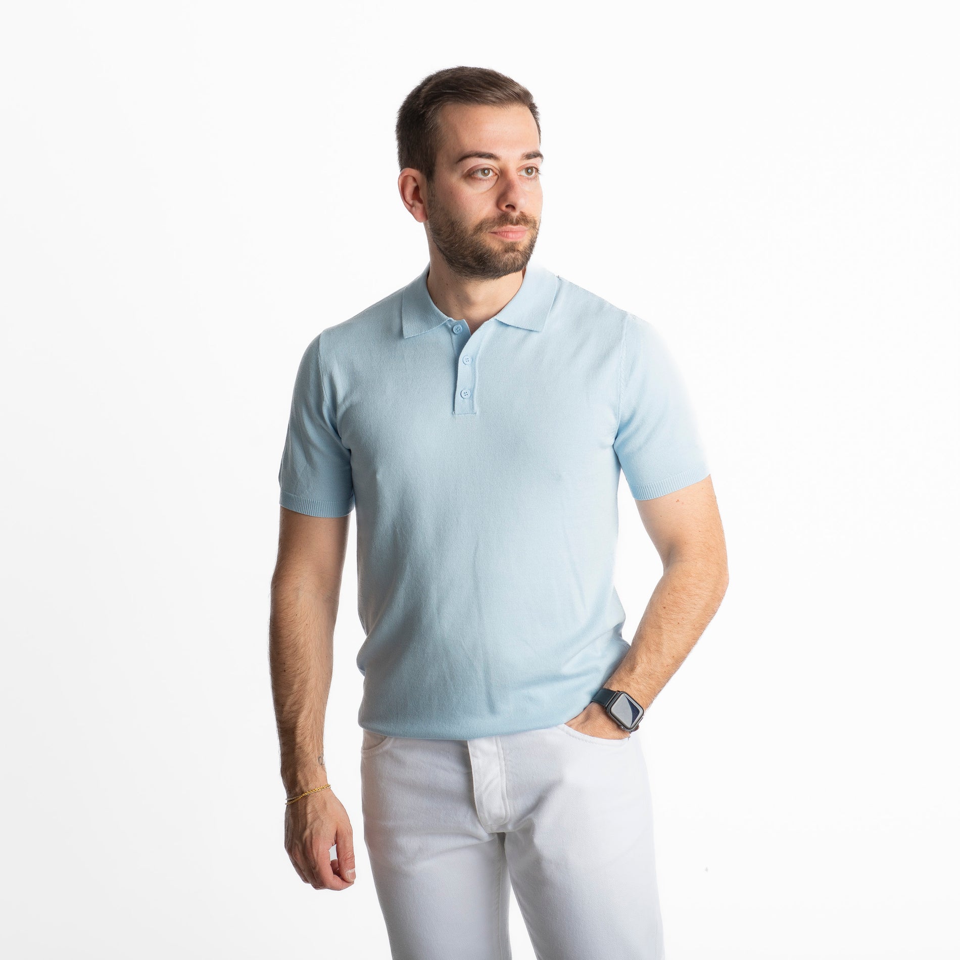 Polo Uomo Tenerife Celeste