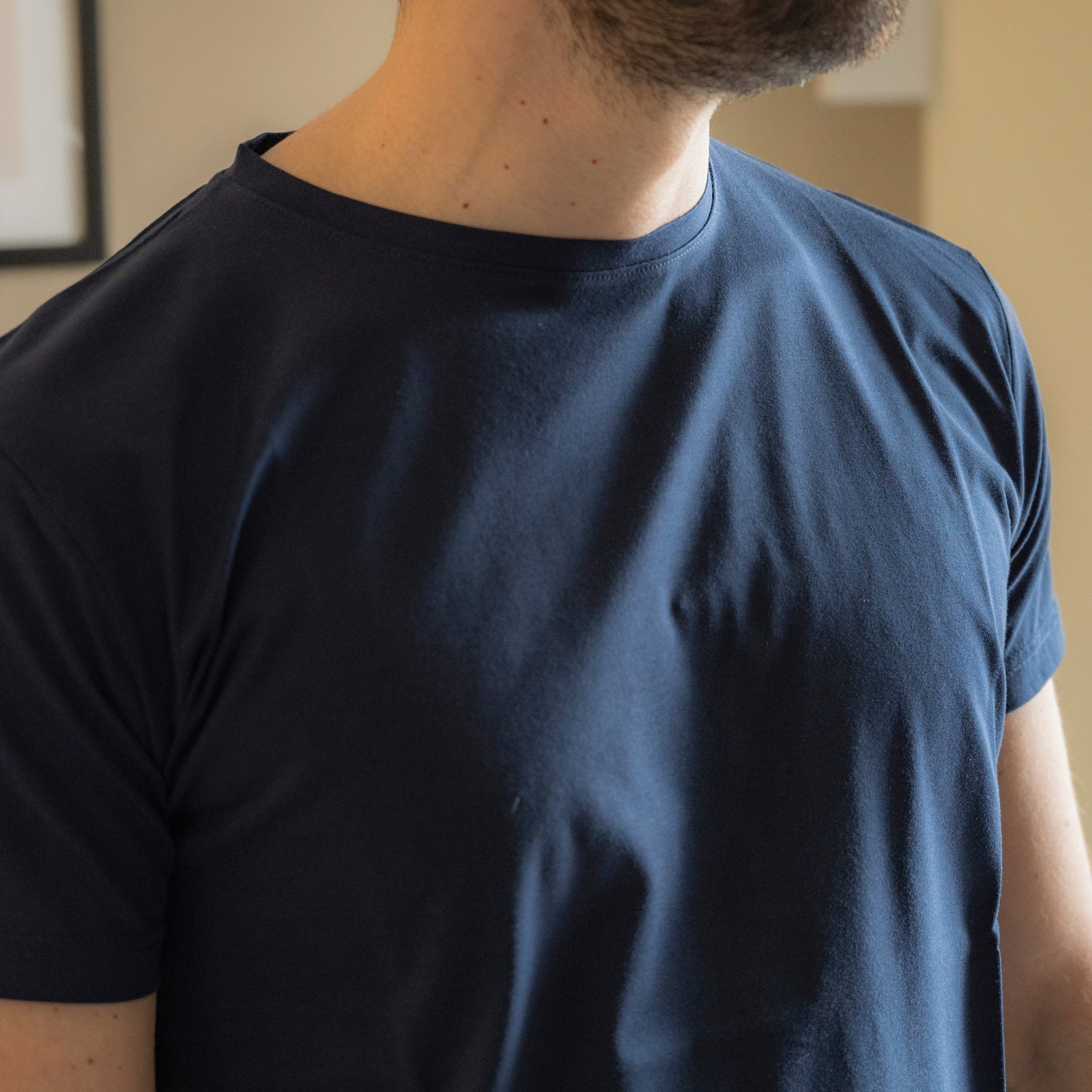 T-shirt Uomo Filo di Scozia Blu