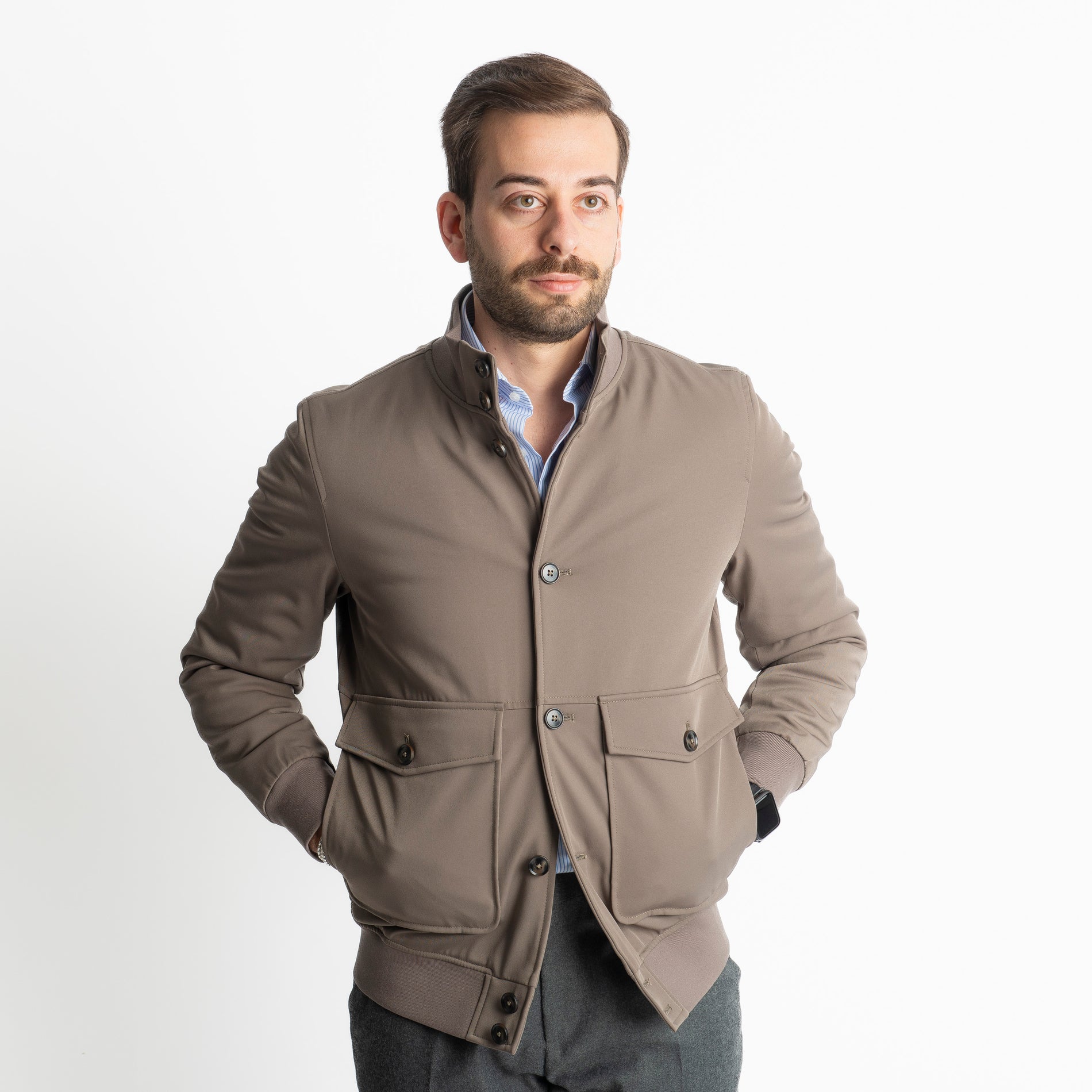 Giubbotto Polo  GF76 Fango