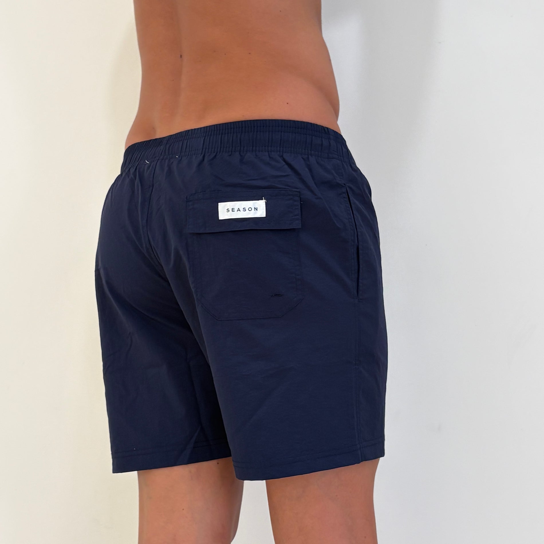 Costume Mare Tinta Unita Blu