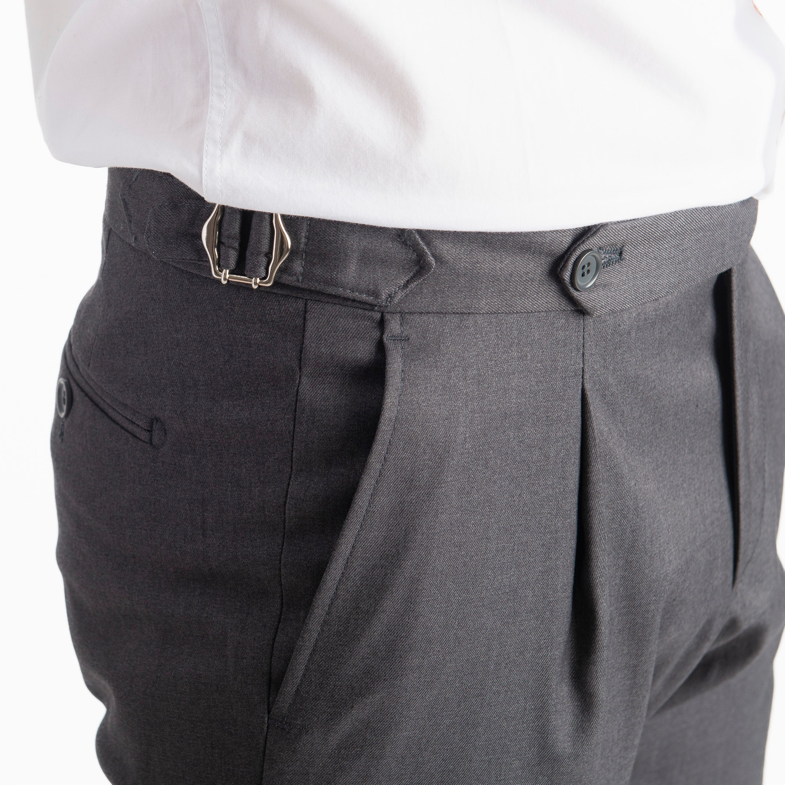 Pantalone Tennesse Doppia Fibbia TO8025 Grigio