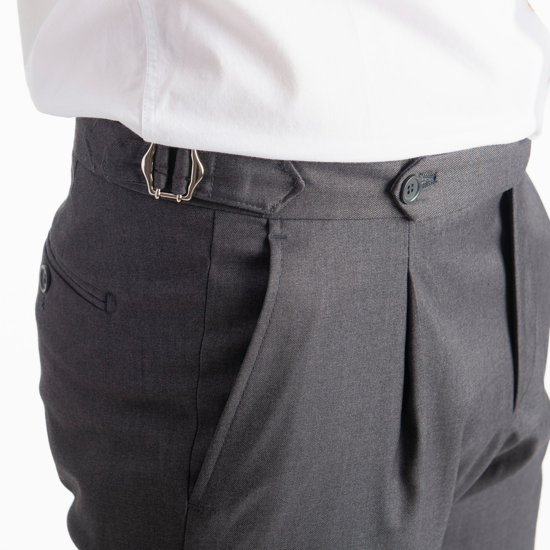 Pantalone Tennesse Doppia Fibbia TO8025 Grigio