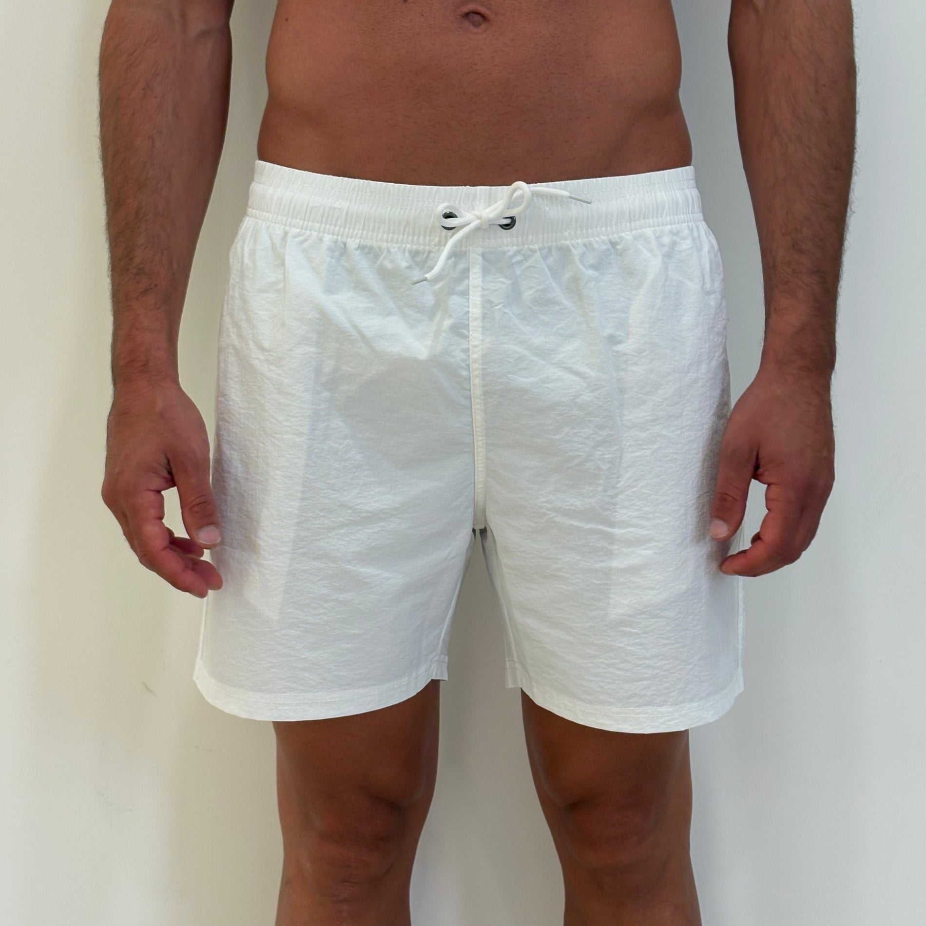 Costume Mare Tinta Unita Bianco