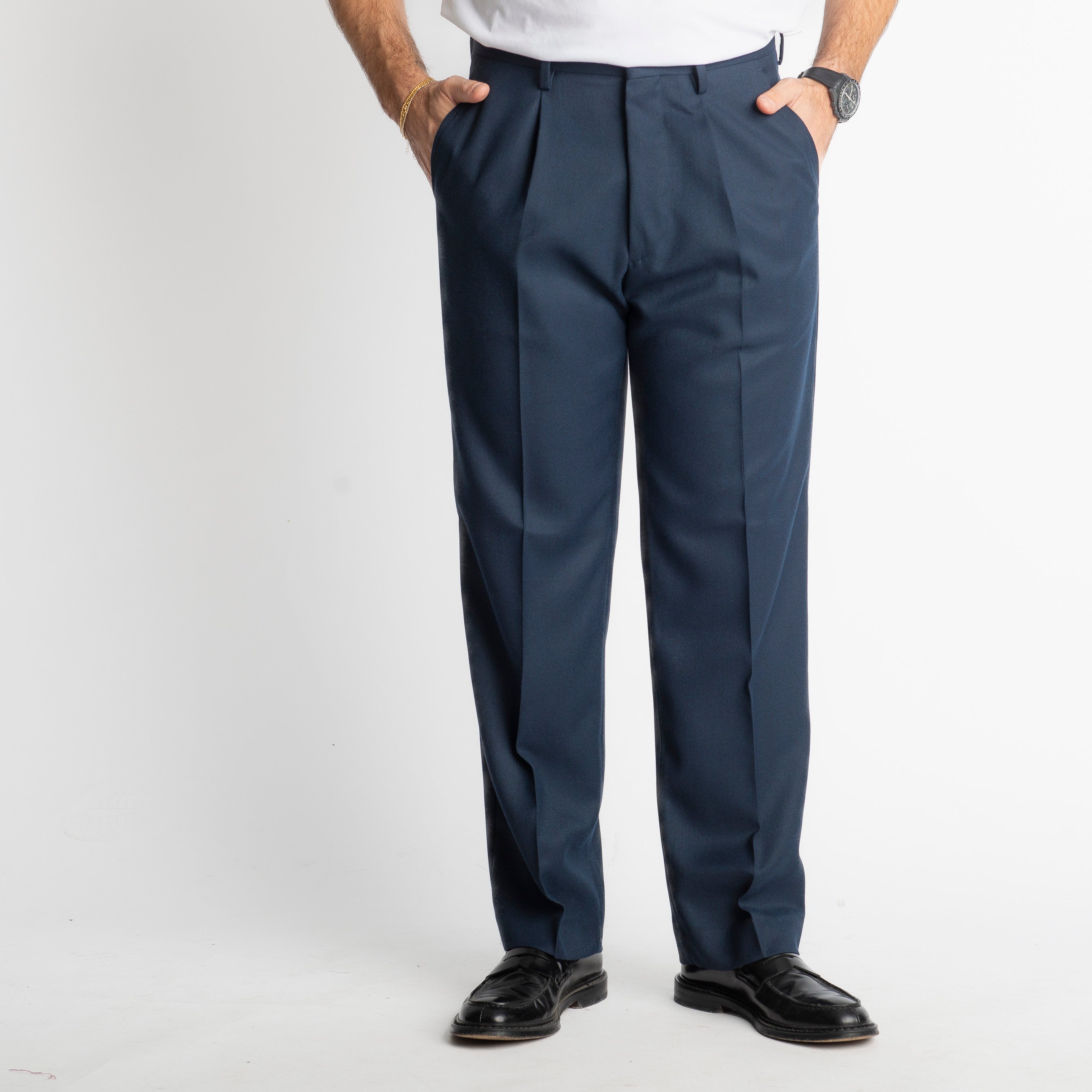 Pantalone Fondo Ampio Beverly TO8015 Blu