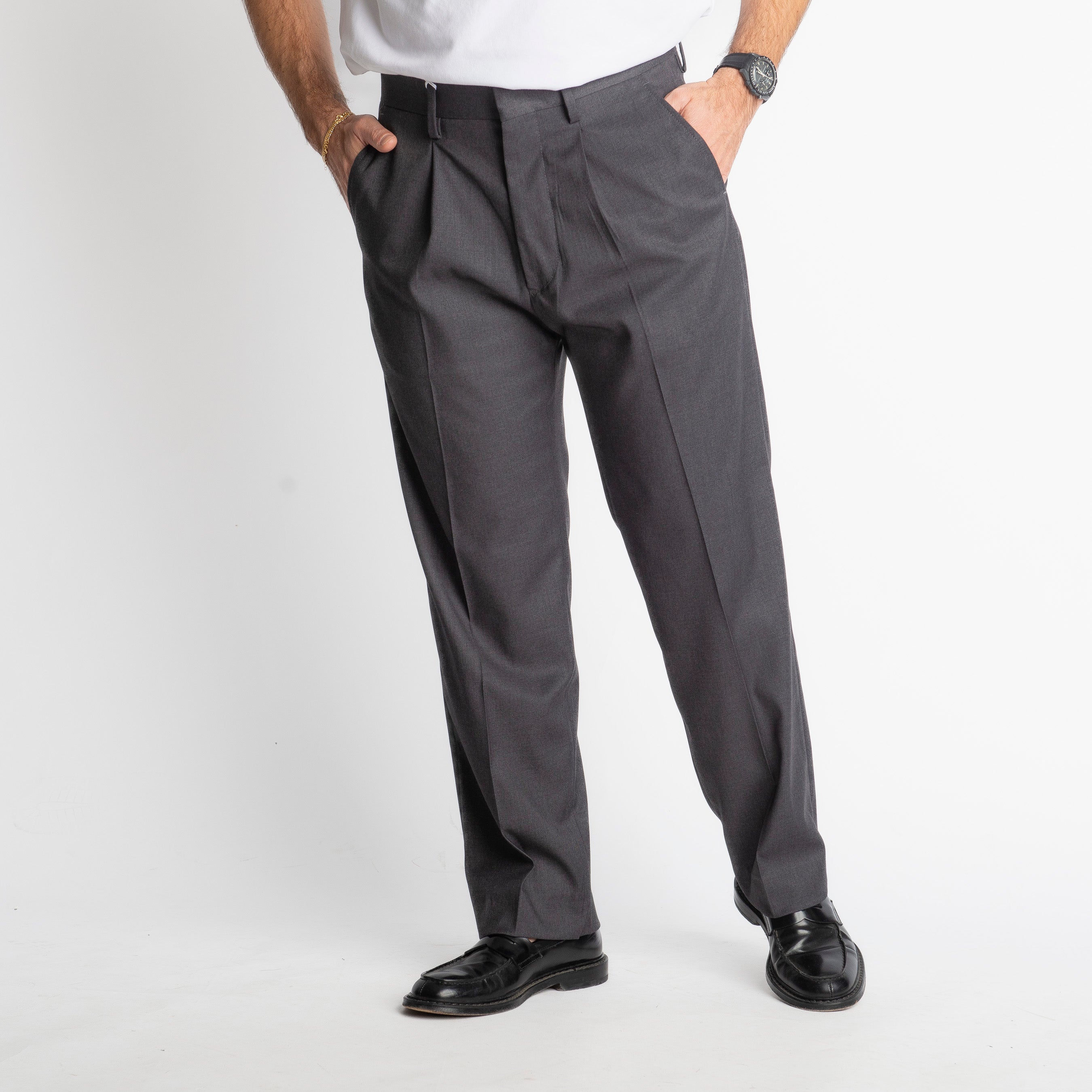 Pantalone Fondo Ampio Tennesse TO8015 Grigio