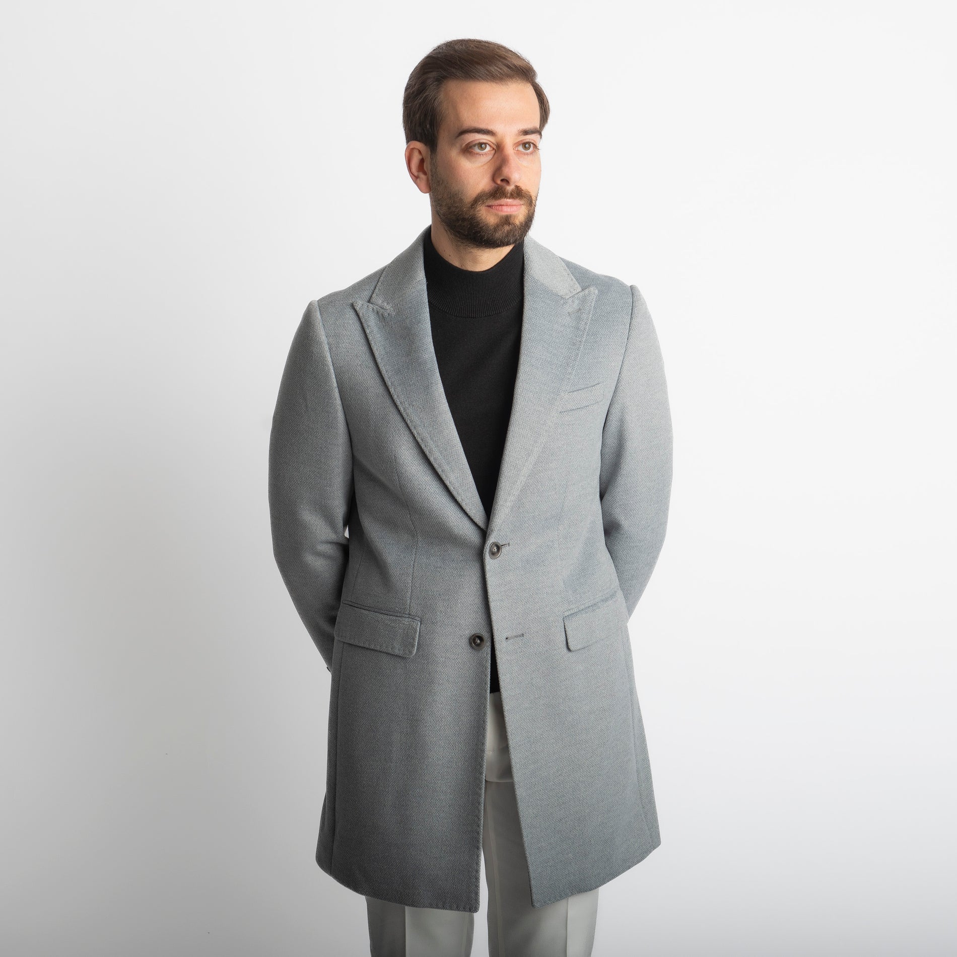 Cappotto Uomo DF18 Grigio